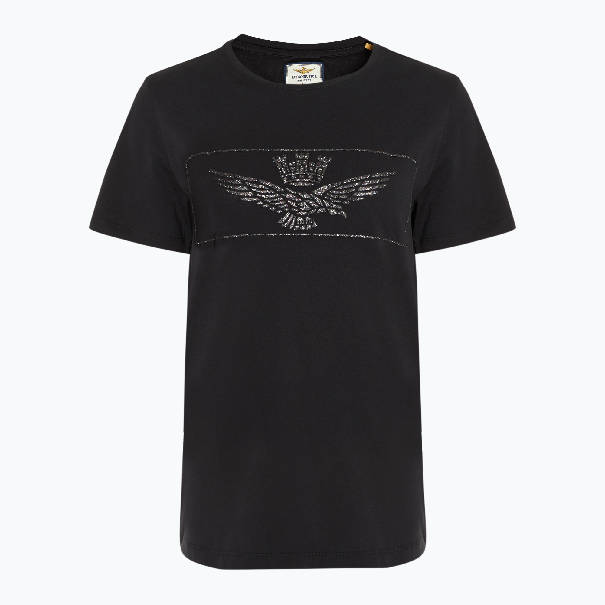 Women's Aeronautica Militare Aeronautica Military nero T-shirt (L)