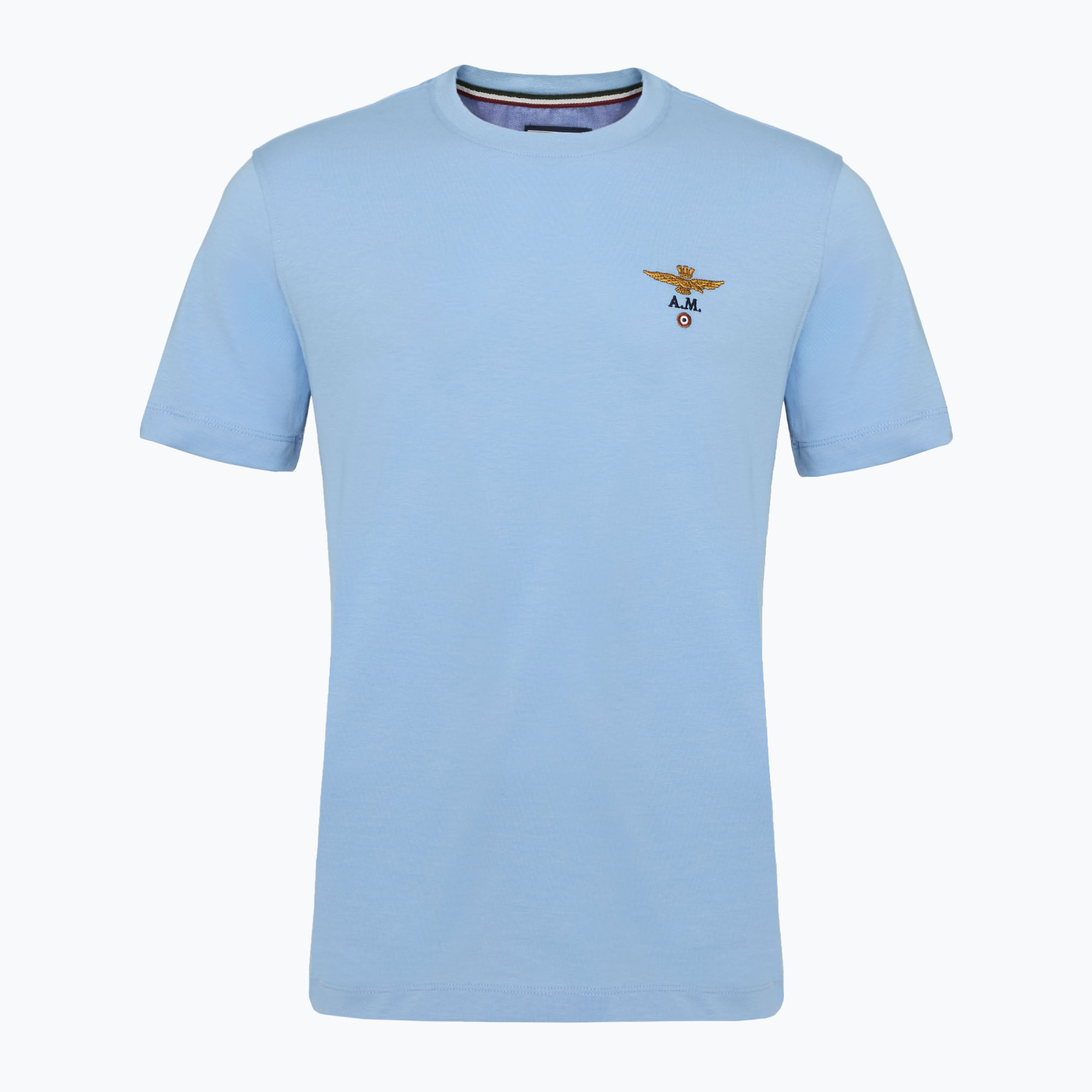 Men's Aeronautica Militare Essential ice blue T-shirt (XL)