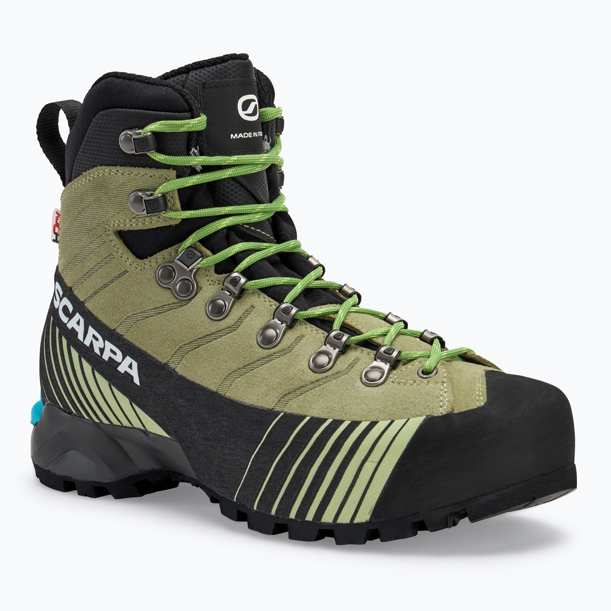 Women's high alpine boots SCARPA Ribelle HD aloe/aloe (41.5 EU)