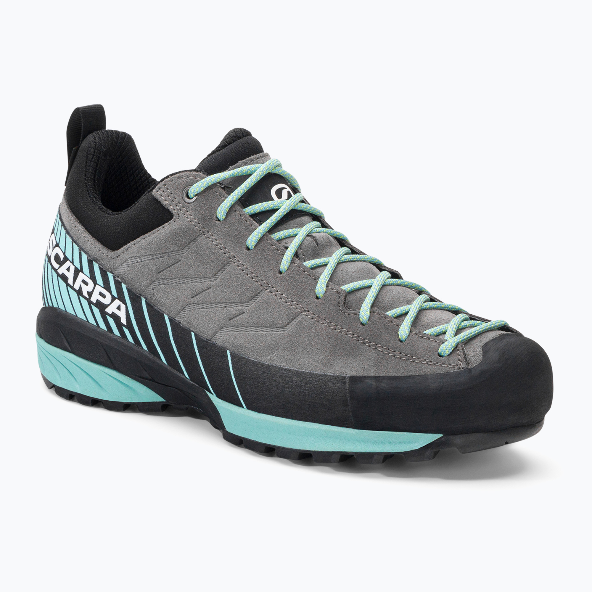 Women's trekking boots SCARPA Mescalito GTX grey-blue 72103-202/1 (39.5 EU)