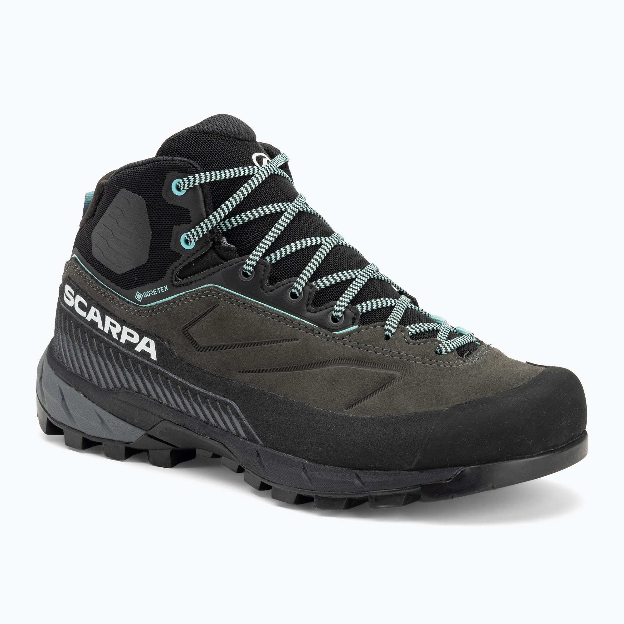 SCARPA Rapid XT Mid GTX shark/aqua women's approach shoes (40 EU)