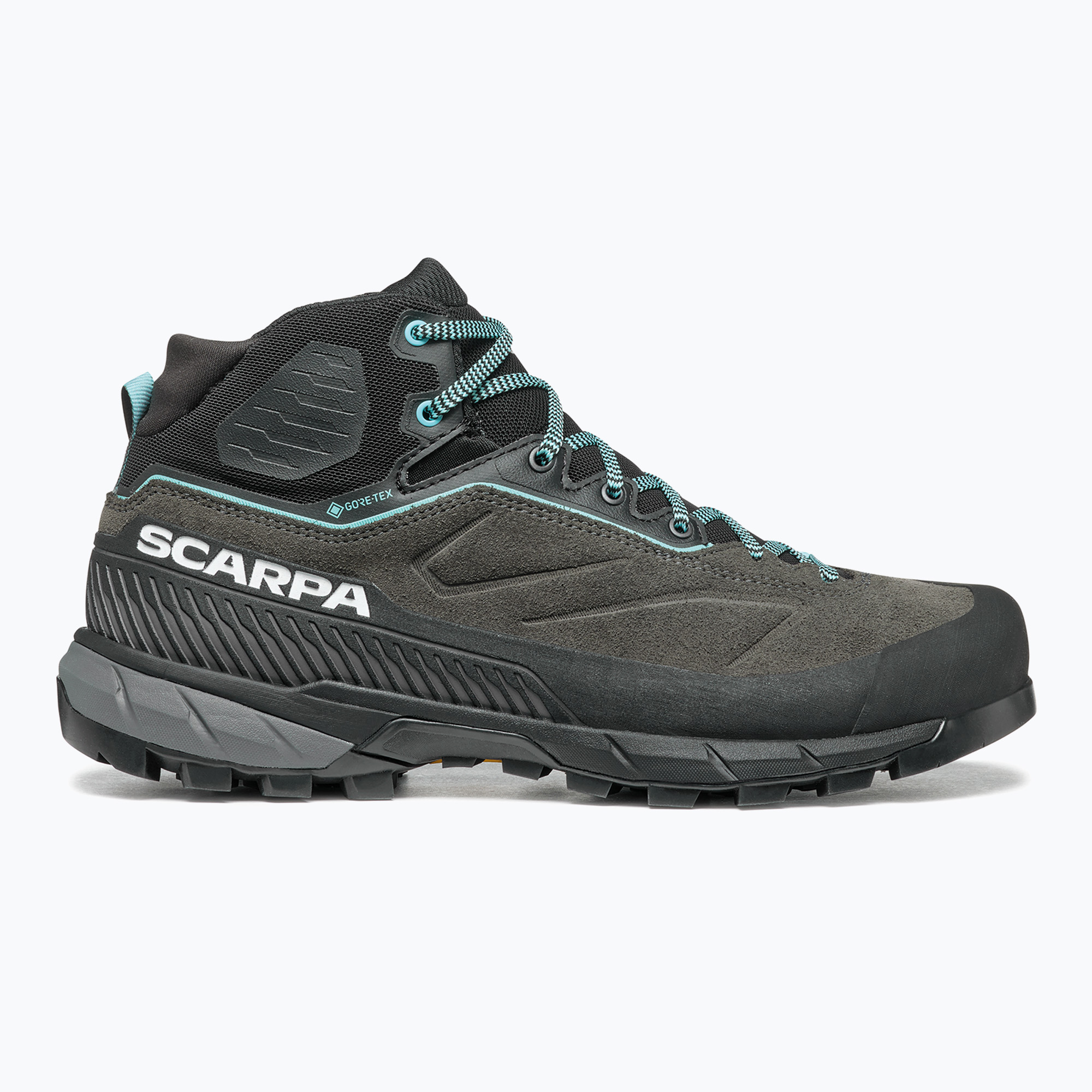 SCARPA Rapid XT Mid GTX shark/aqua women's approach shoes (39 EU)