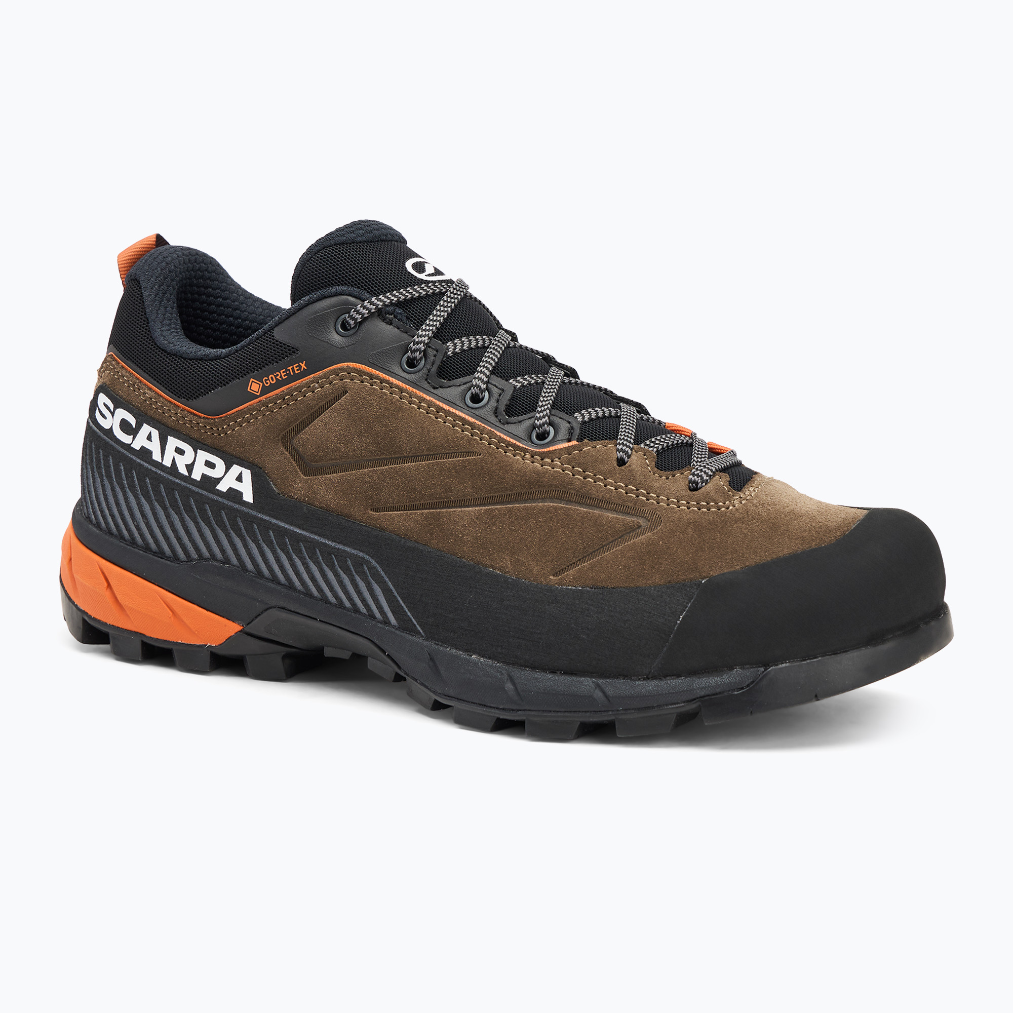 Men's SCARPA Rapid Xt Gtx approach shoes caribou / rust orange (41.5 EU)