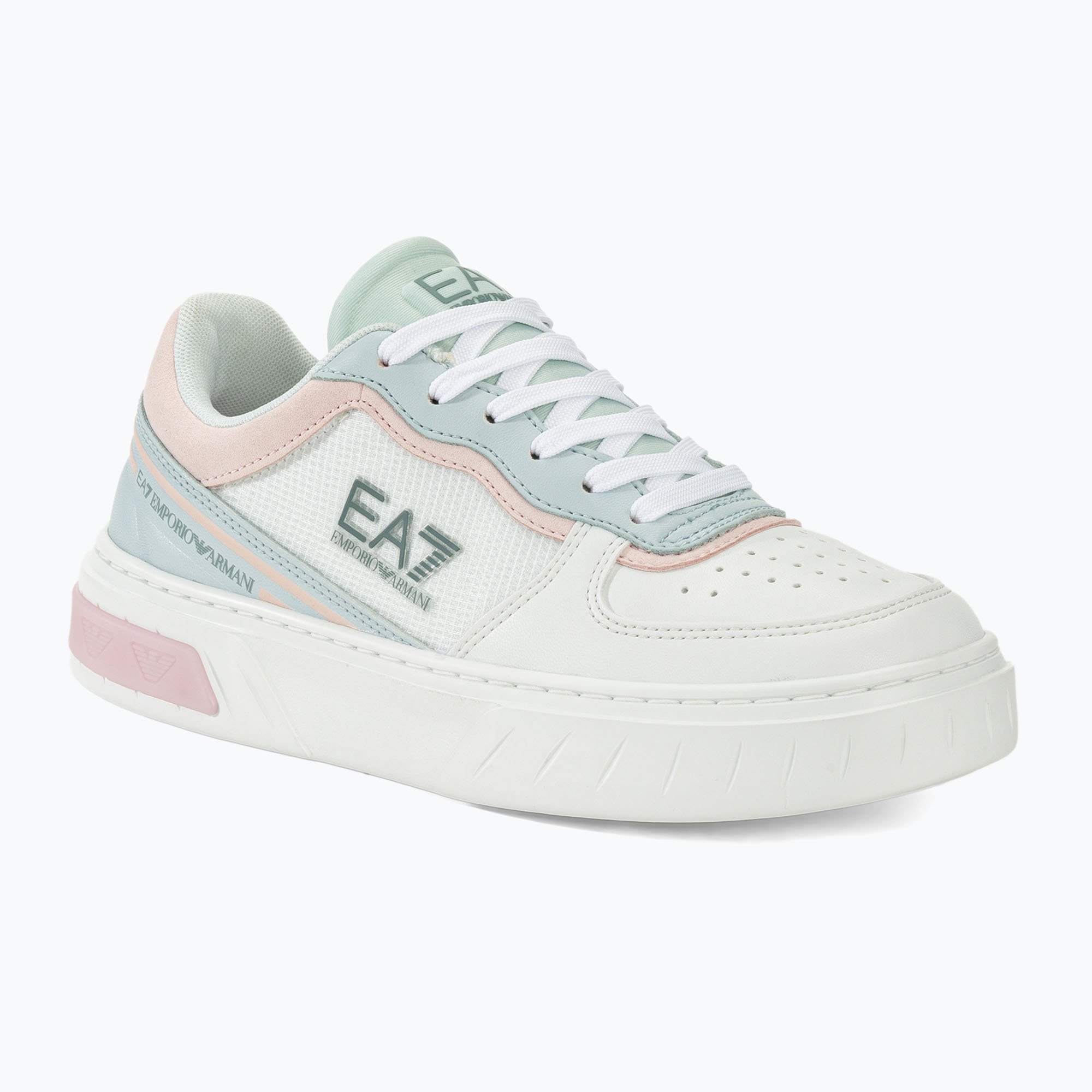 EA7 Emporio Armani Summer Court iceflow/mauvechalk/white/abyss shoes (36 EU)