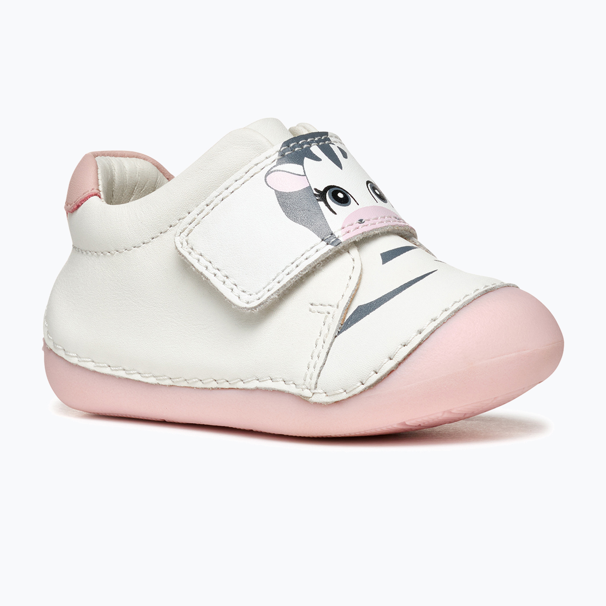 Children's shoes Geox Tutim white/rose (23 EU)