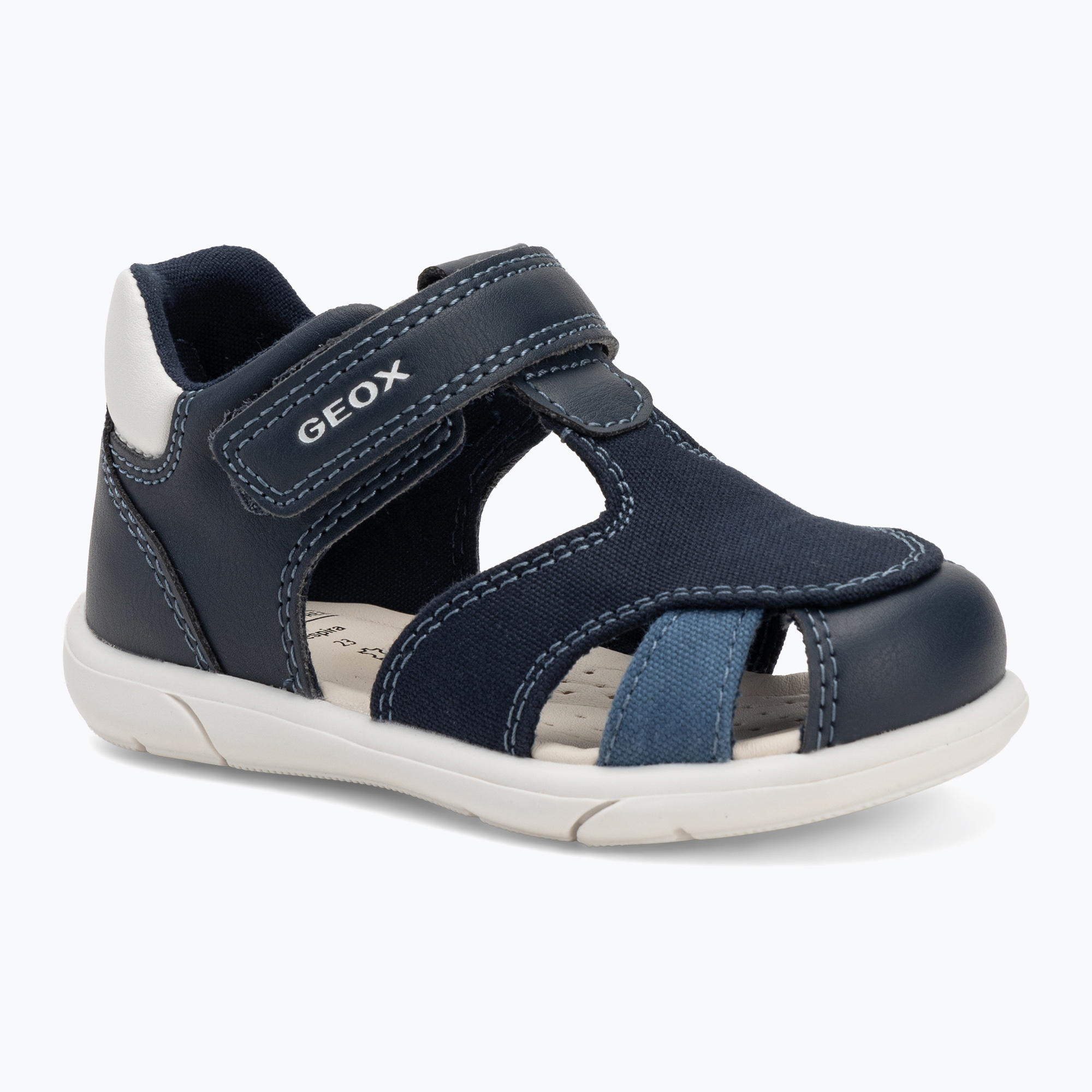 Children's sandals Geox Zapito navy/white (23 EU)