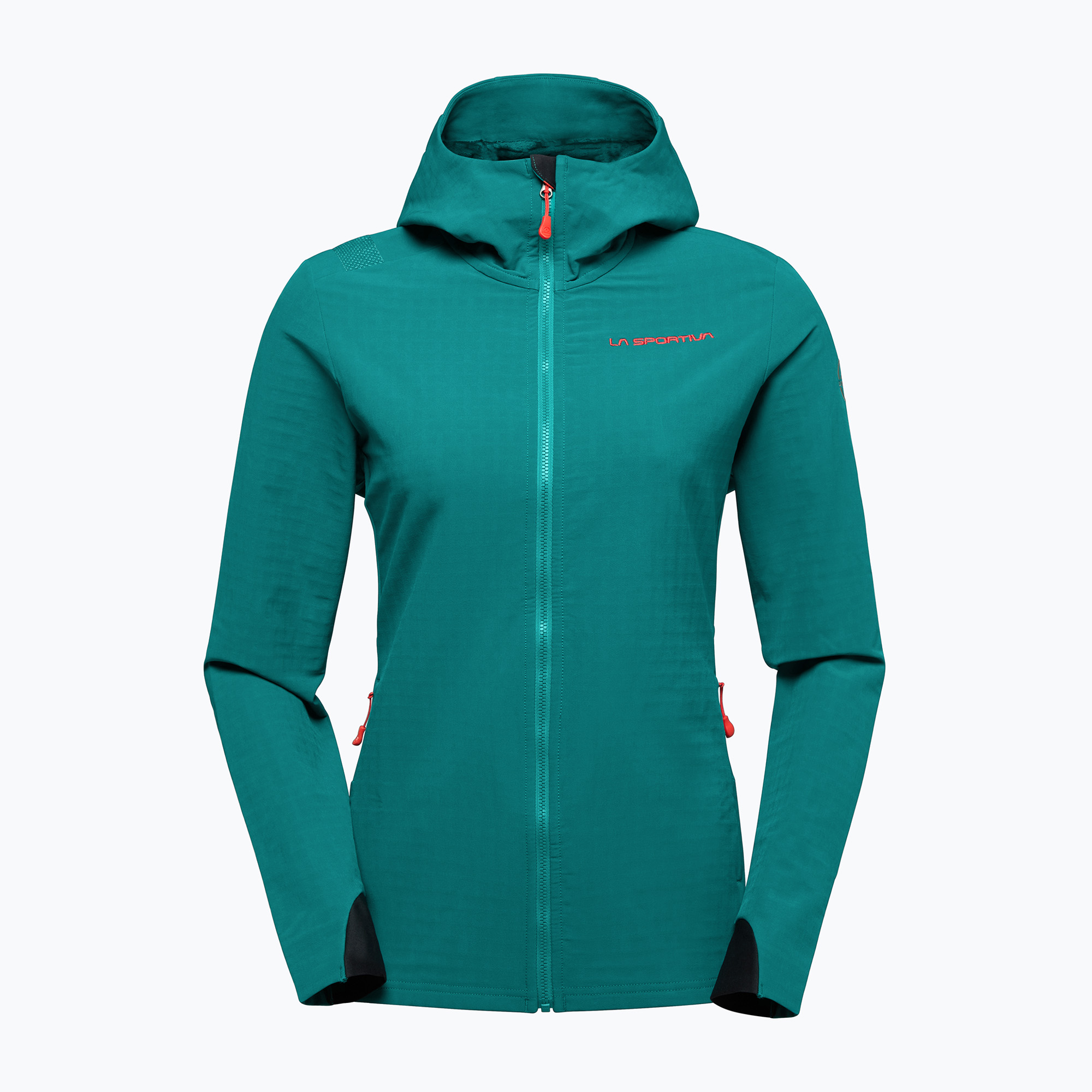 La Sportiva Descender Storm everglade women's softshell jacket (XS)