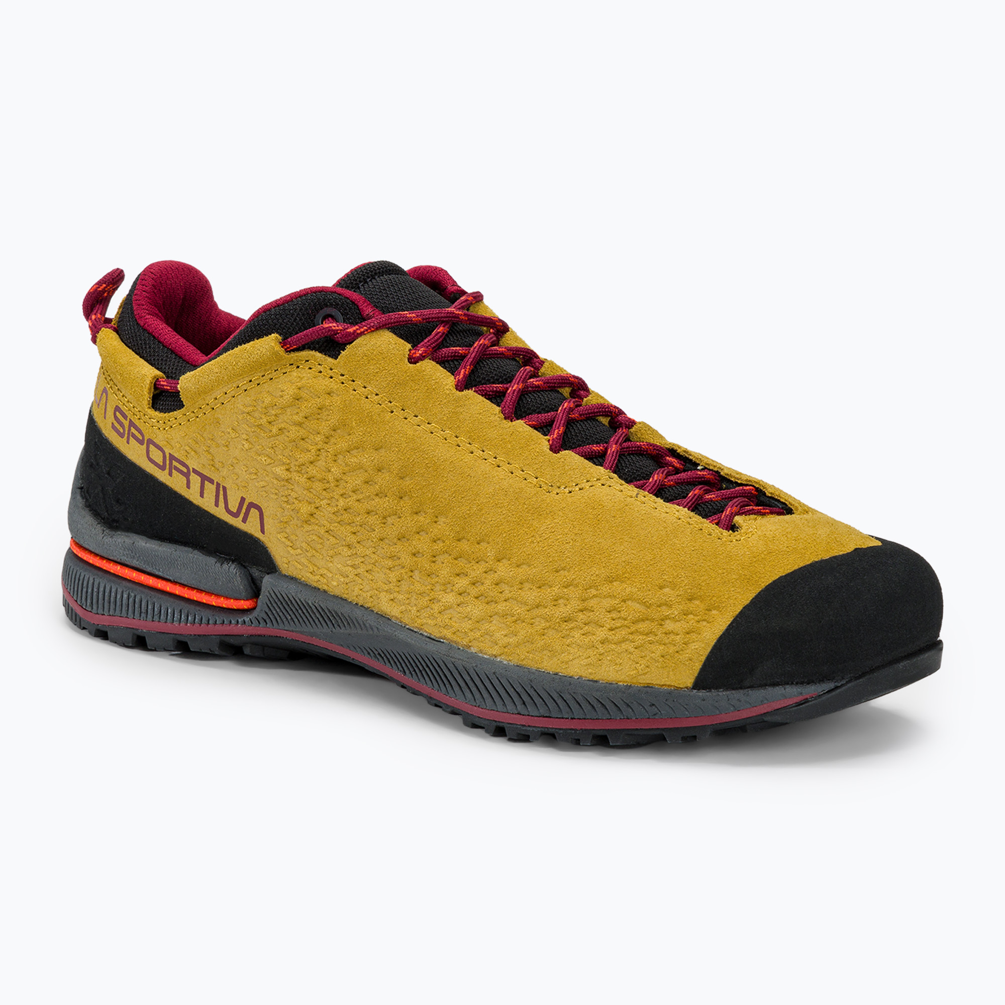 Men's La Sportiva TX2 Evo Leather savana/sangria approach shoes (42.5 EU)