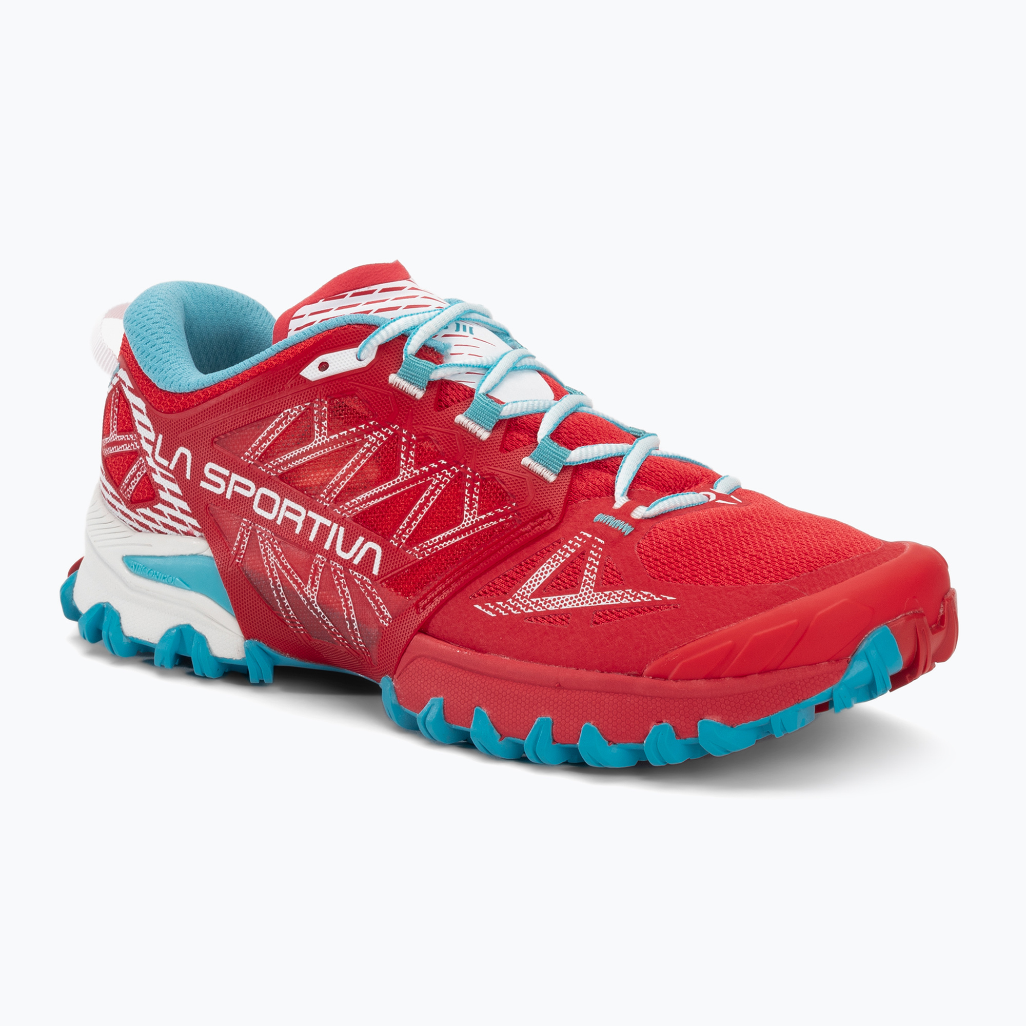 La Sportiva Bushido III women's running shoe hibiscus/malibu blue (39 EU)