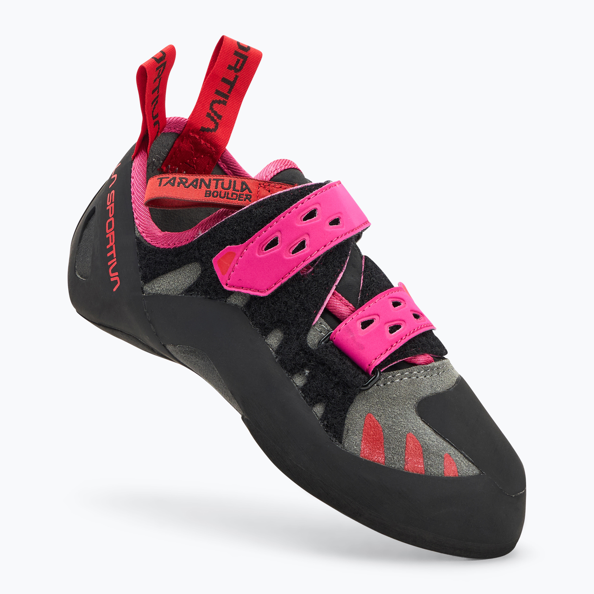 Women's climbing shoe La Sportiva Tarantula Boulder carbon/ springtime (38 EU)