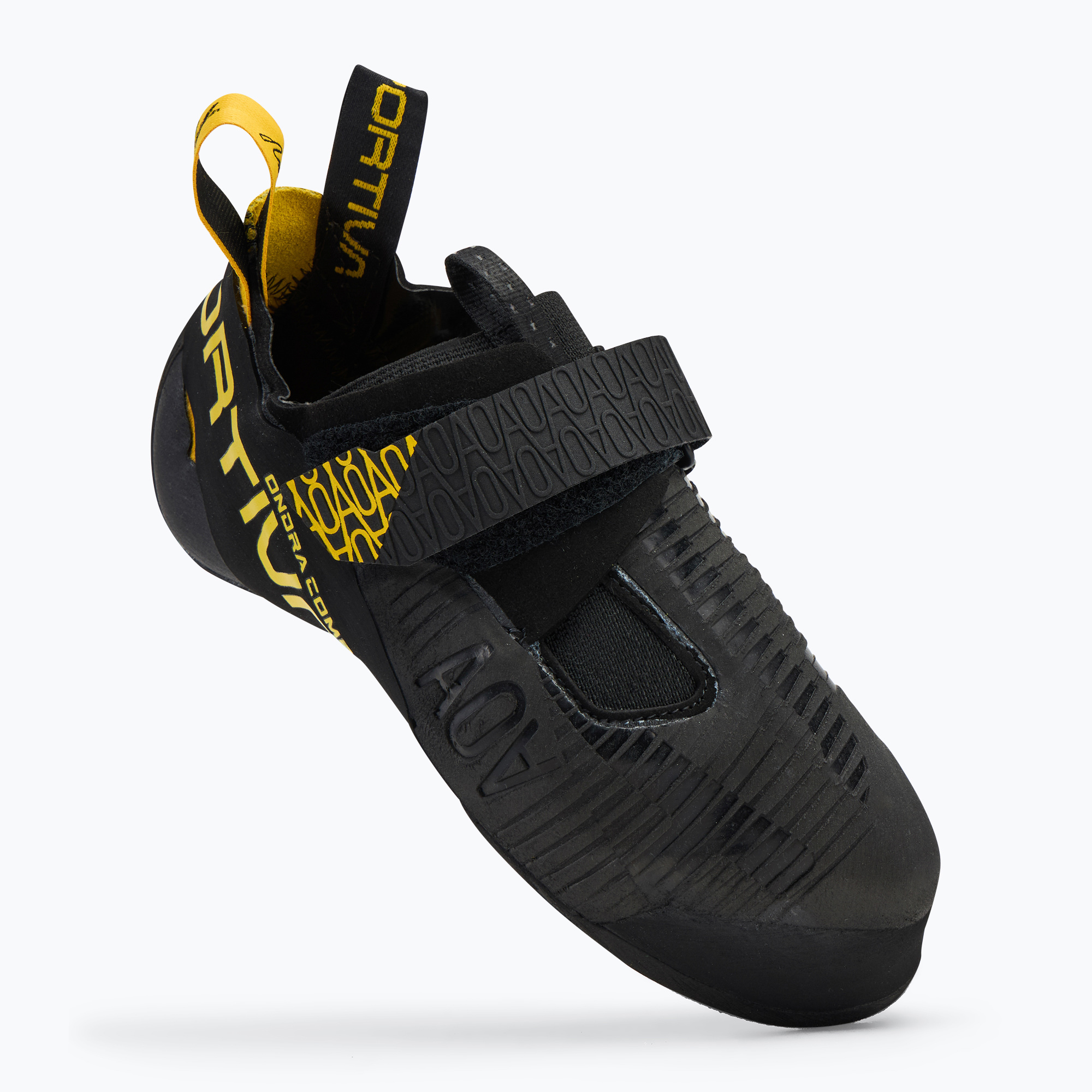 La Sportiva Ondra Comp climbing shoe black/ yellow (43 EU)