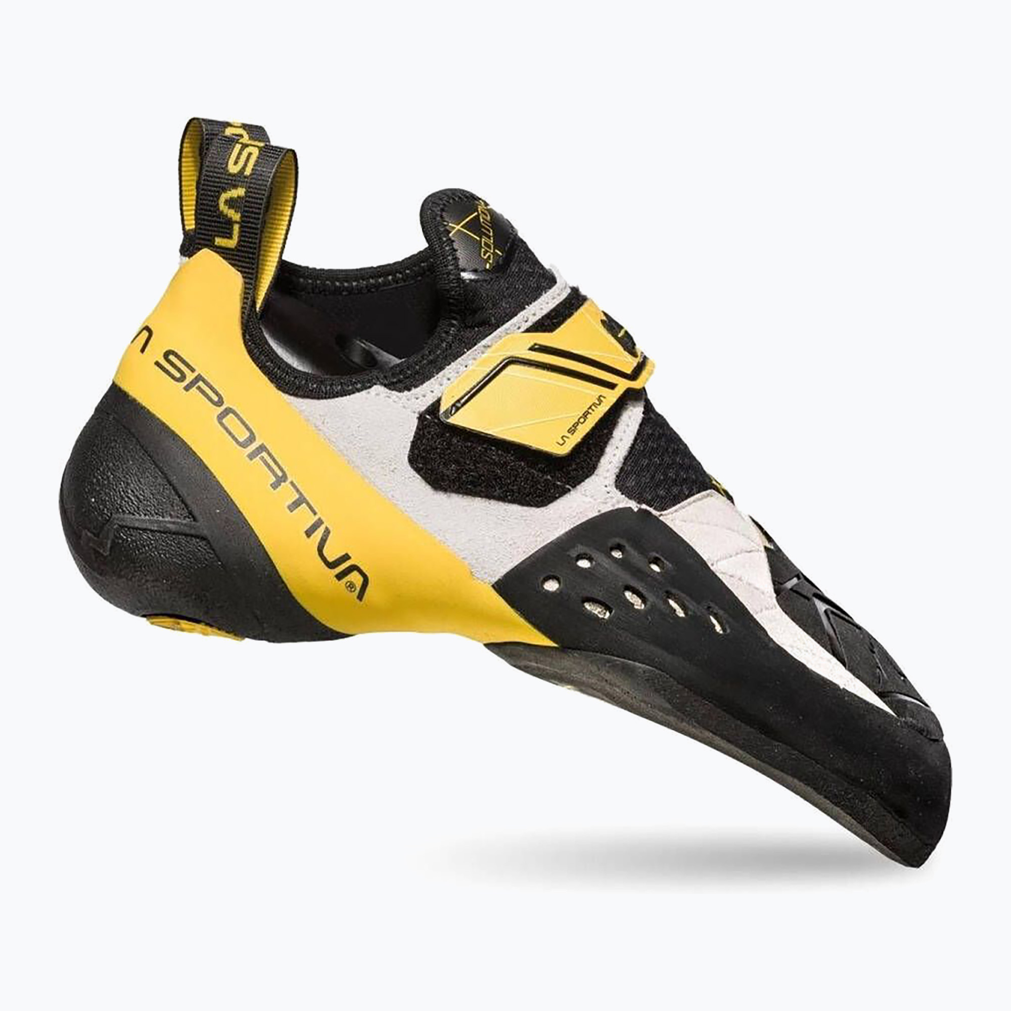 Men's mountaineering boots La Sportiva Solution white/ yellow (42 EU)