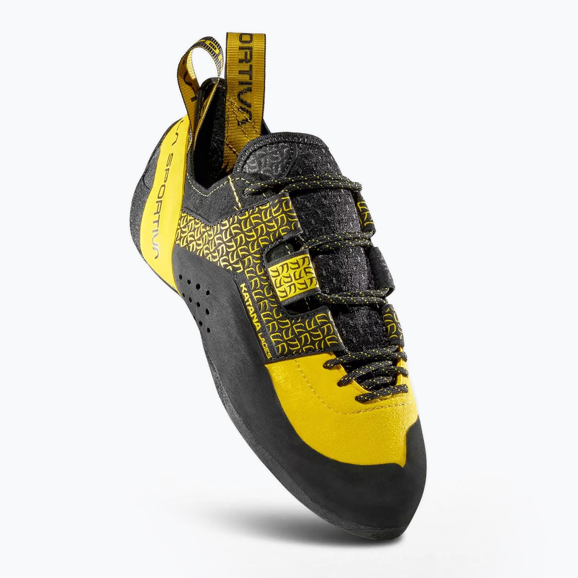 Men's La Sportiva Katana Laces climbing shoe yellow/black (42 EU)