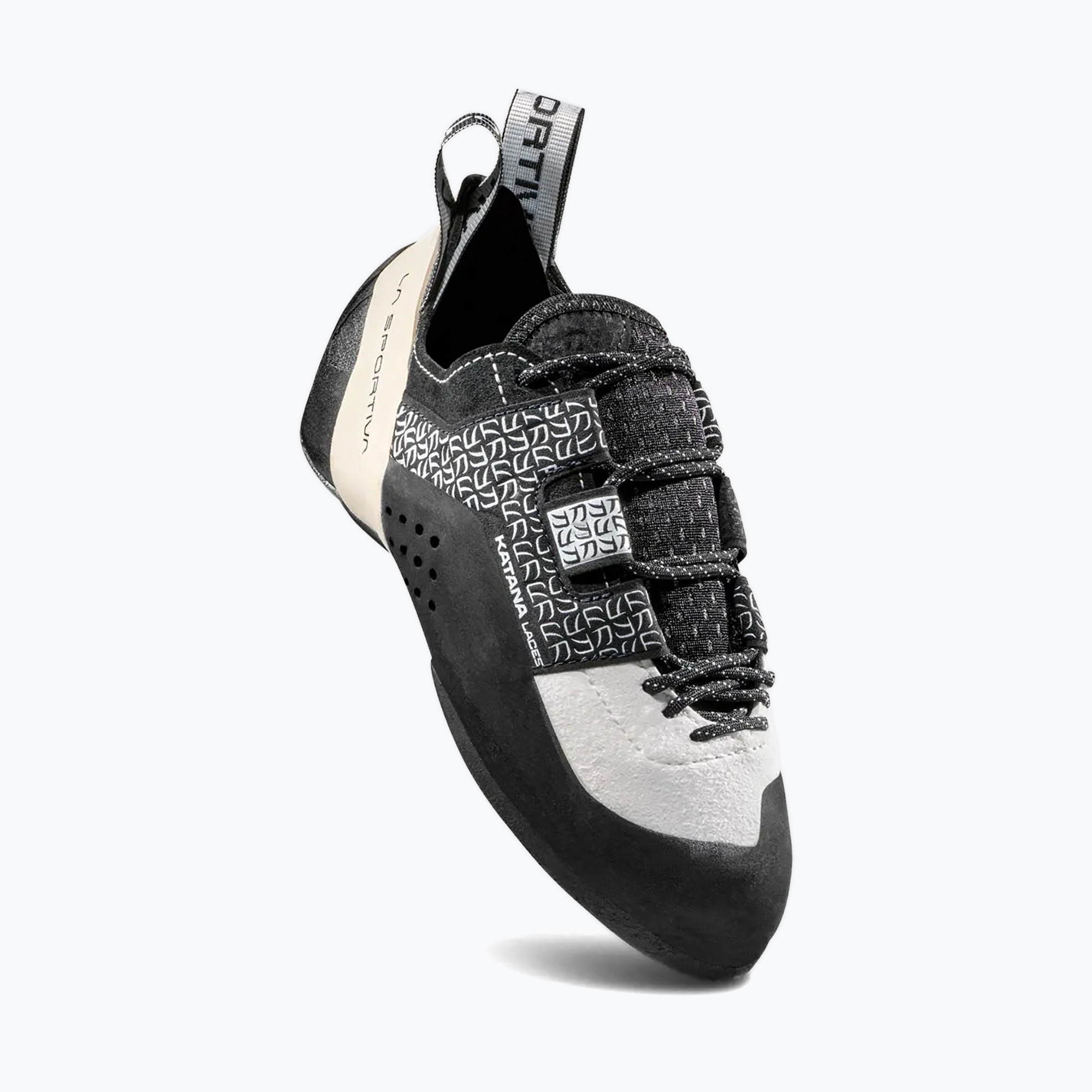La Sportiva children's climbing shoe Katana Laces white/black