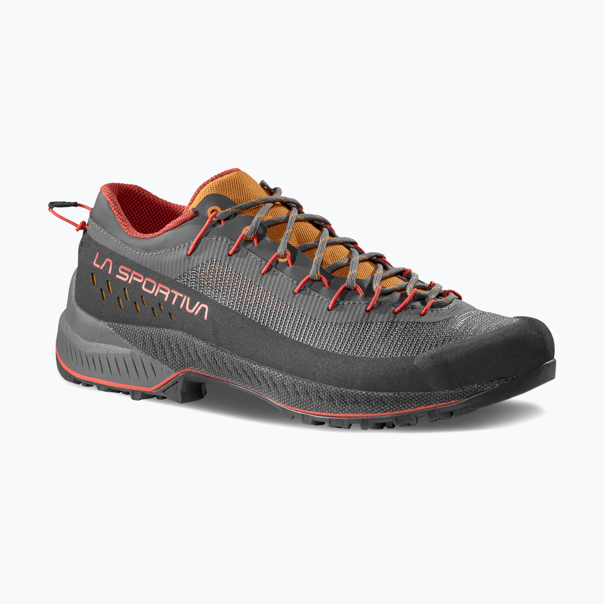 Men's approach shoes La Sportiva TX4 Evo ST carbon/mountain red (42.5 EU)