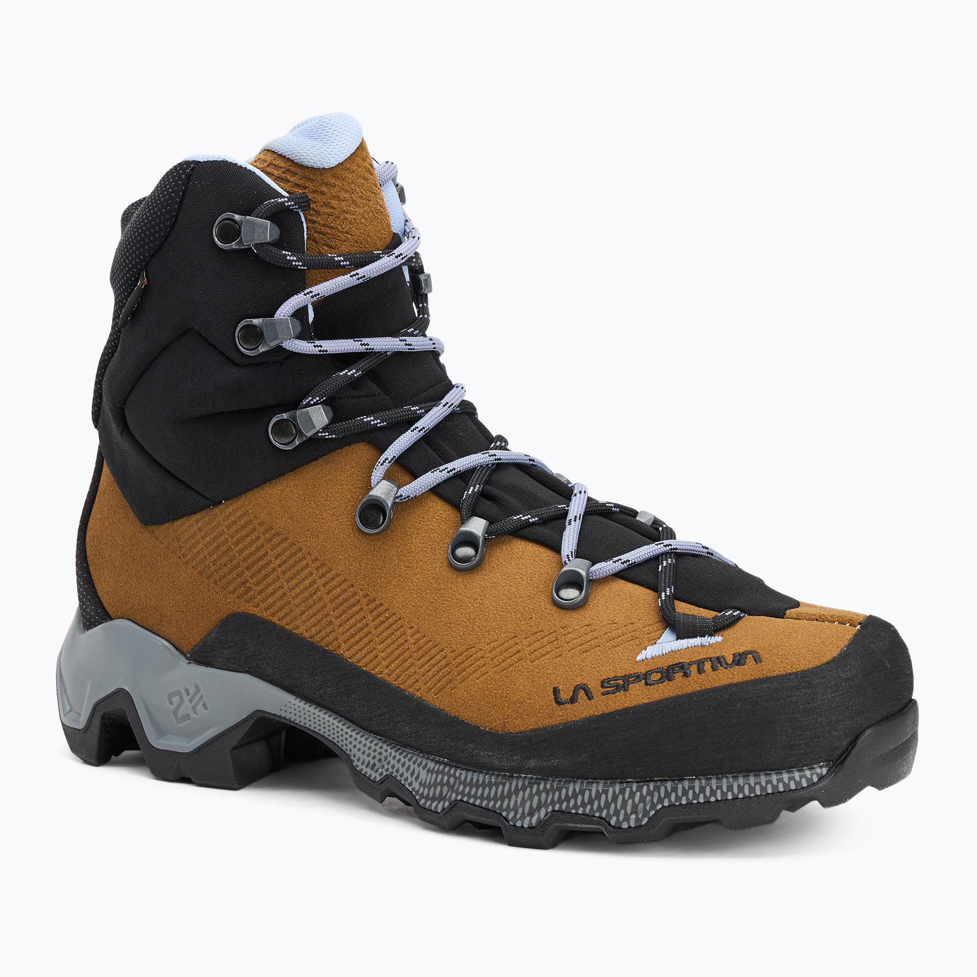 La Sportiva women's trekking shoes Aequilibrium Trek GTX coffee/ stone-blue (39 EU)