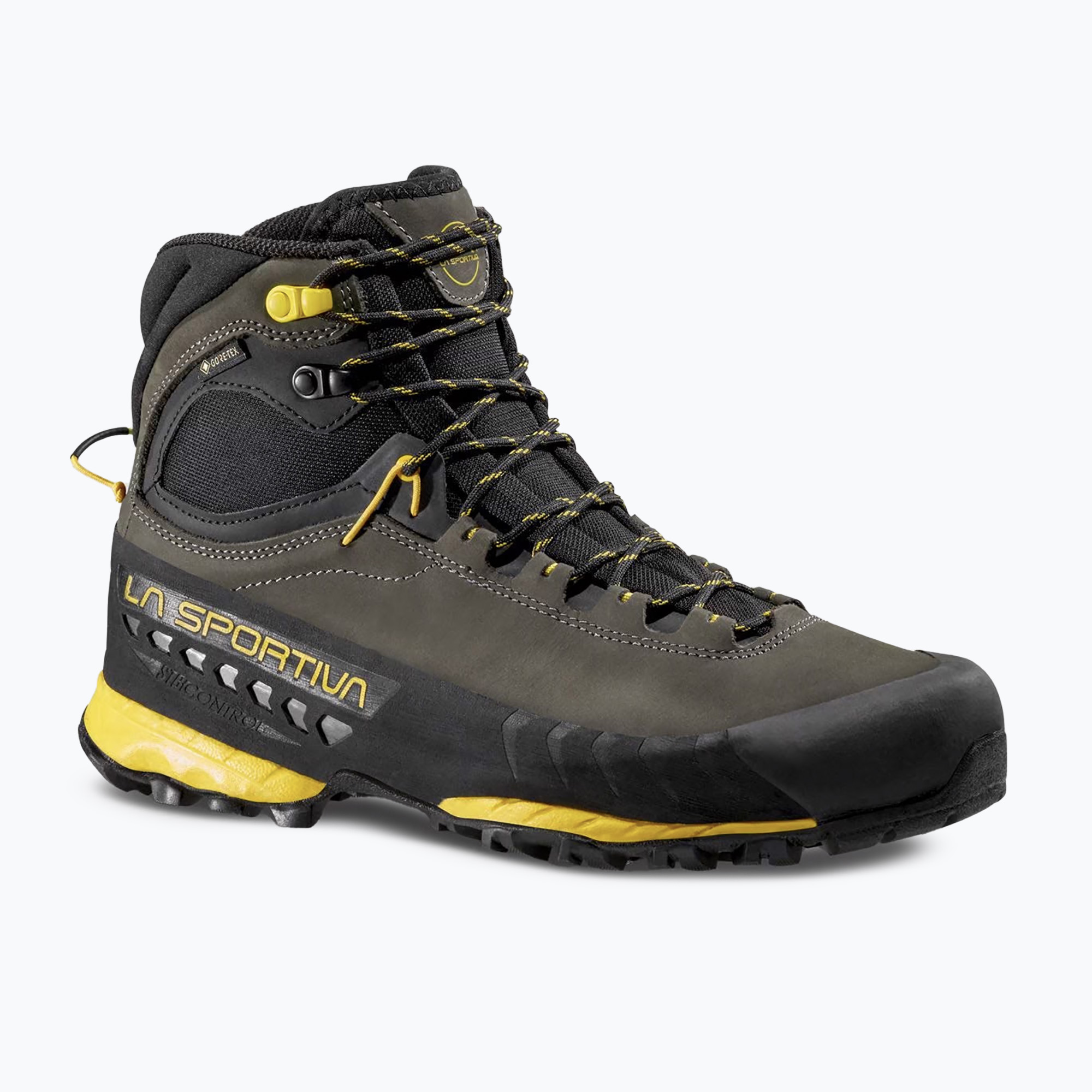 Men's approach shoes La Sportiva TX5 GTX carbon/ yellow (42 EU)