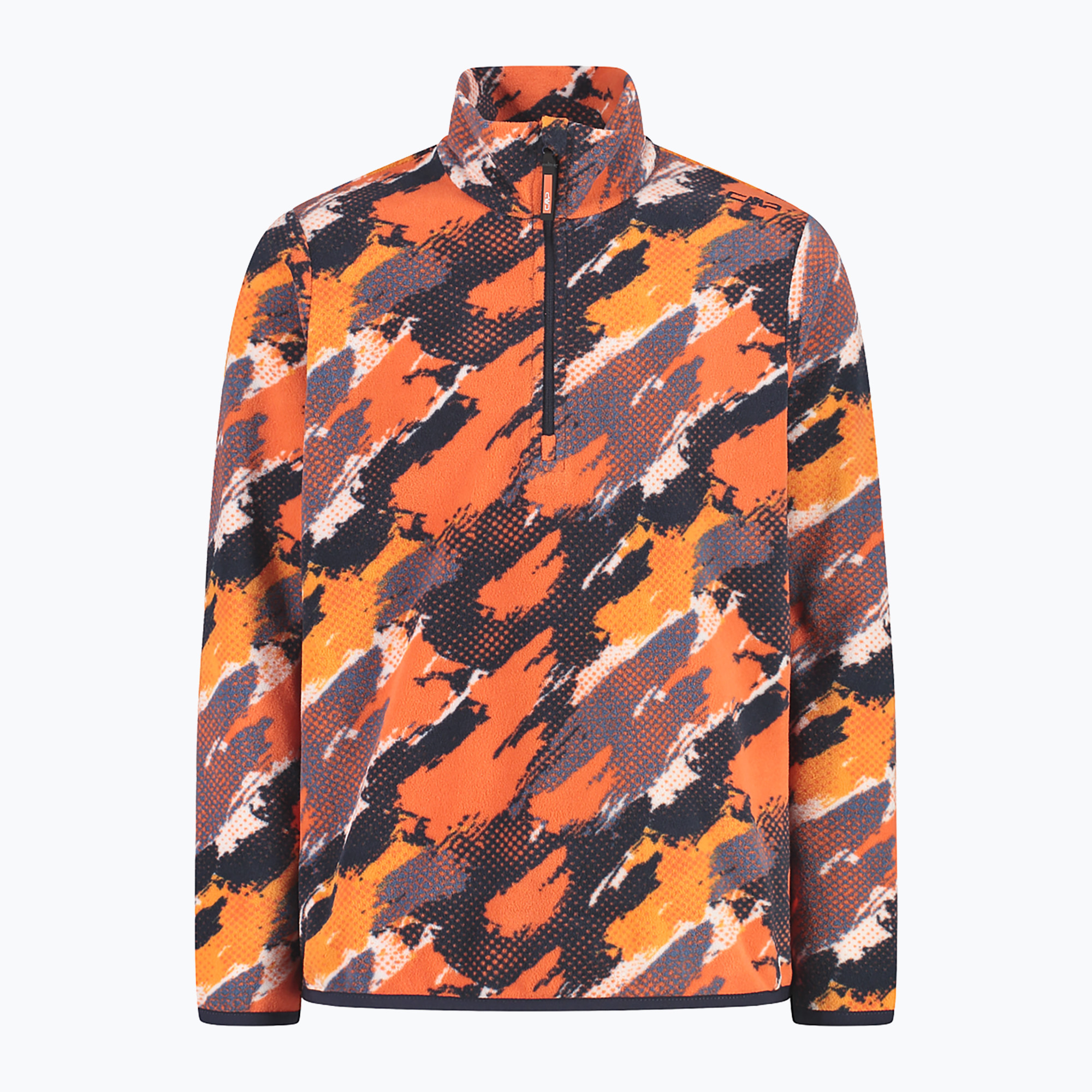 CMP children's sweatshirt 34G4904 arancio / b.blue (128)