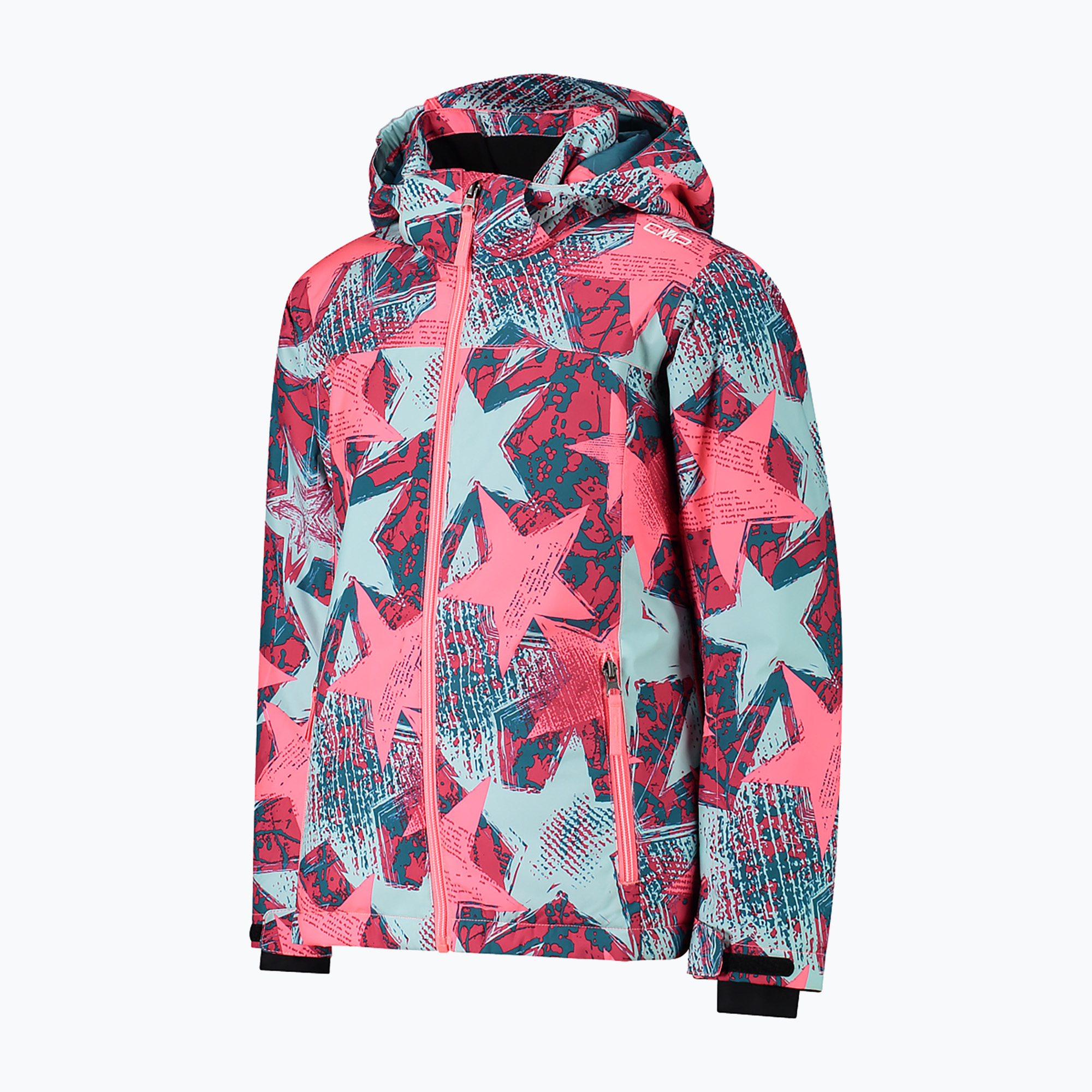 Children's ski jacket CMP 39W2085 acqua / gloss / teal (152)