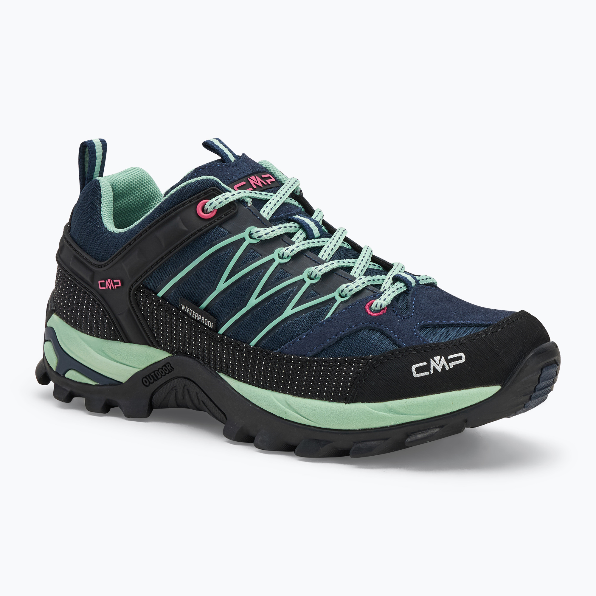 Women's trekking boots CMP Rigel Low Wp blue/acqua (37 EU)