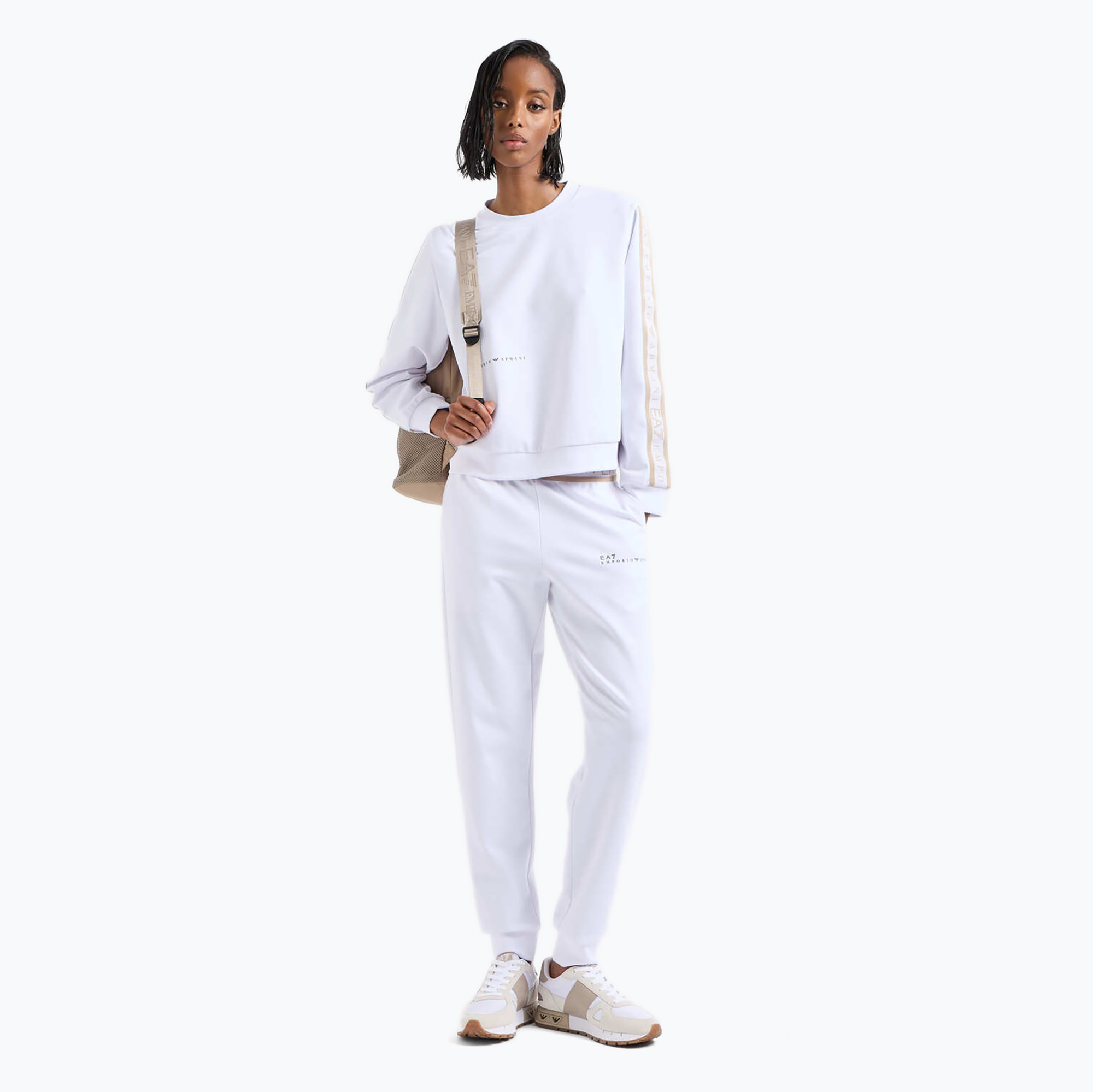 EA7 Emporio Armani women's tracksuit Natural Ventus 7 white (M)