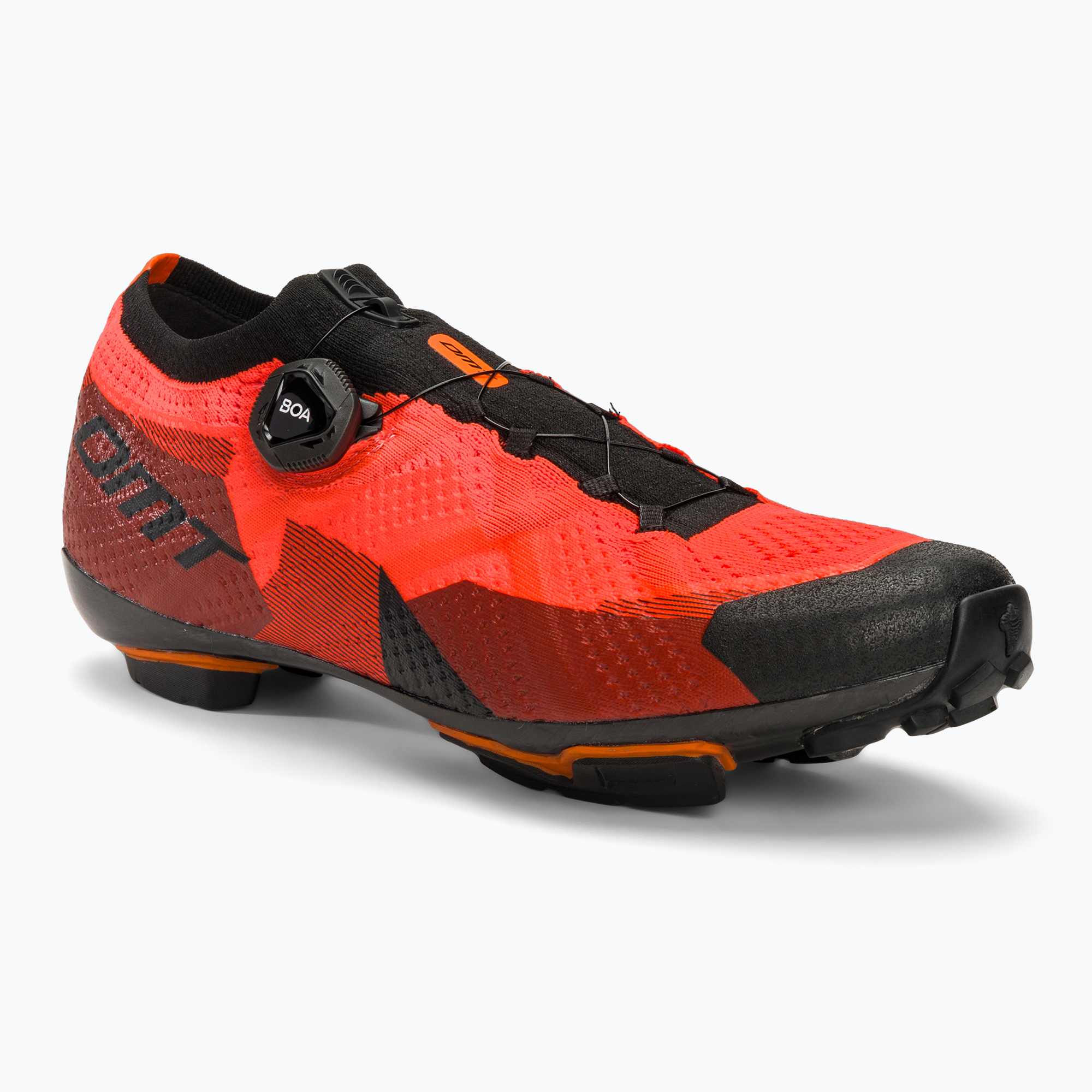 Men's cycling shoes MTB DMT KM1 coral/black (45 EU)