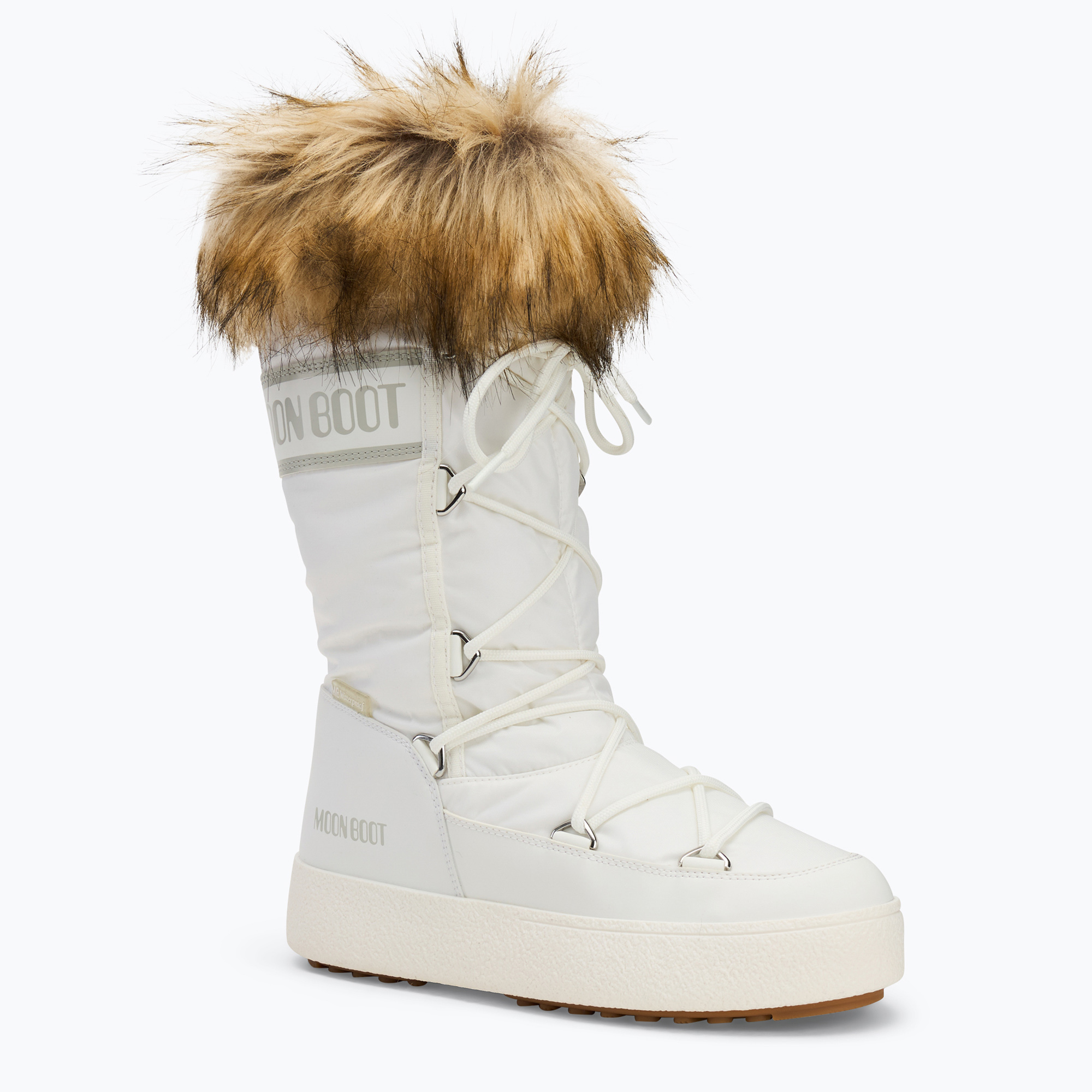 Women's snow boots Moon Boot Ltrack Monaco white