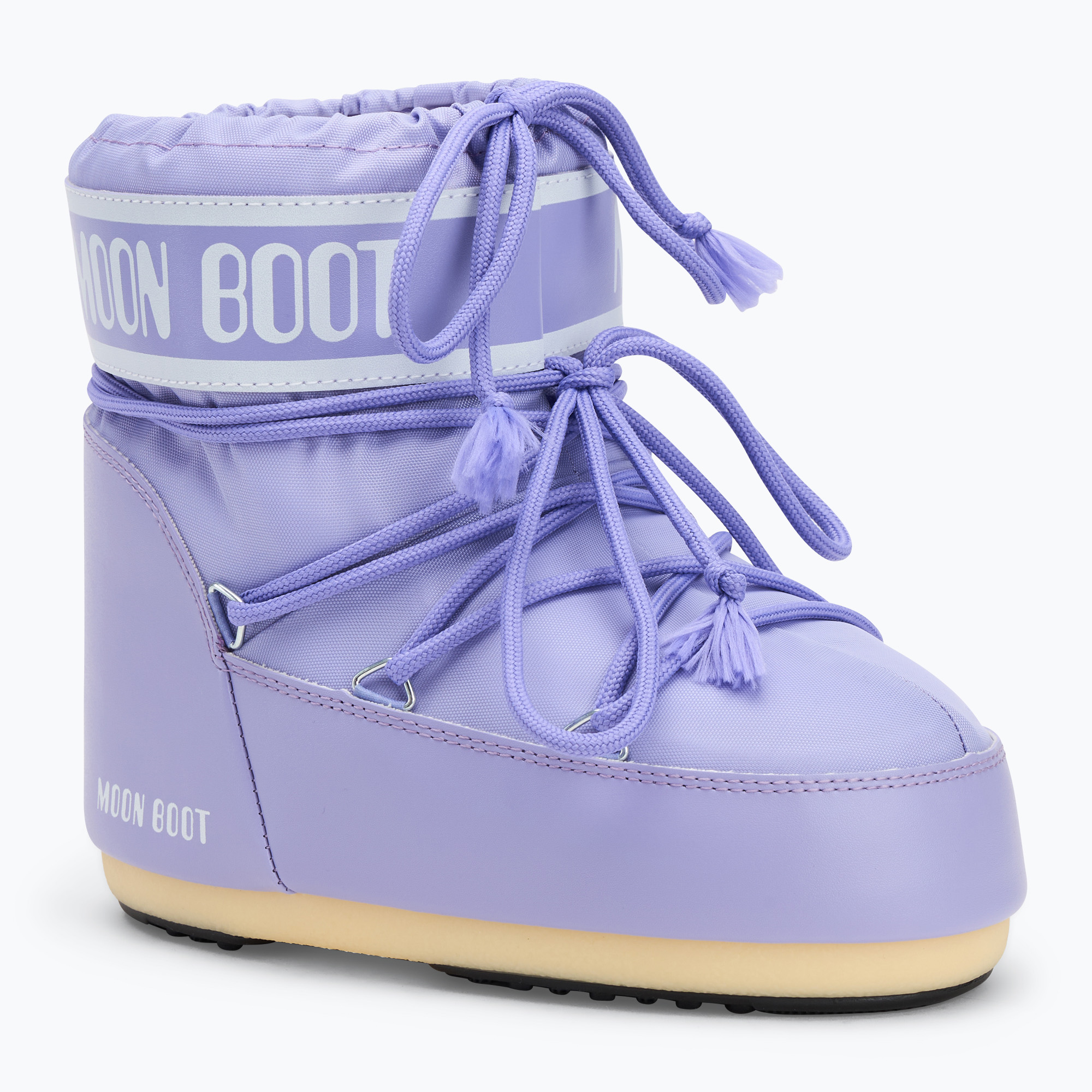 Women's Moon Boot Icon Low Nylon lilac snow boots (39-41 EU)