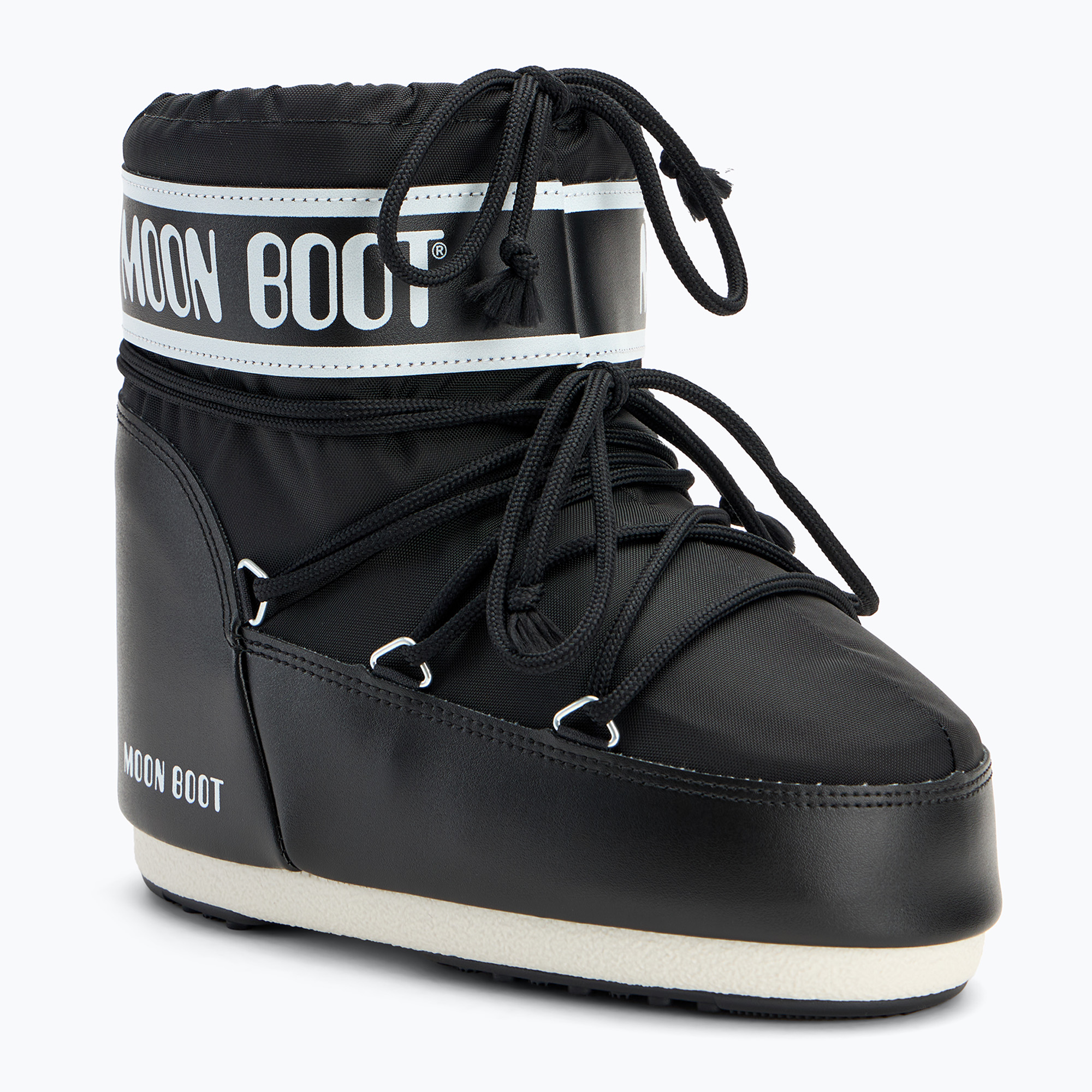 Women's Moon Boot Icon Low Nylon snow boots black (39-41 EU)