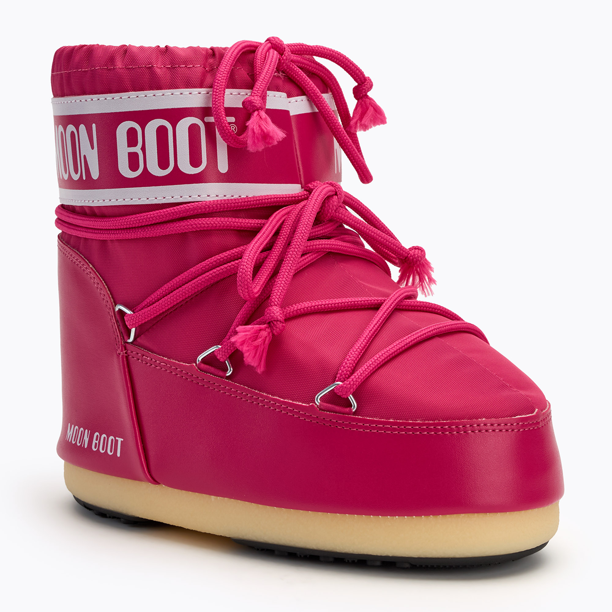 Women's Moon Boot Icon Low Nylon snow boots bougainvillea (33-35 EU)