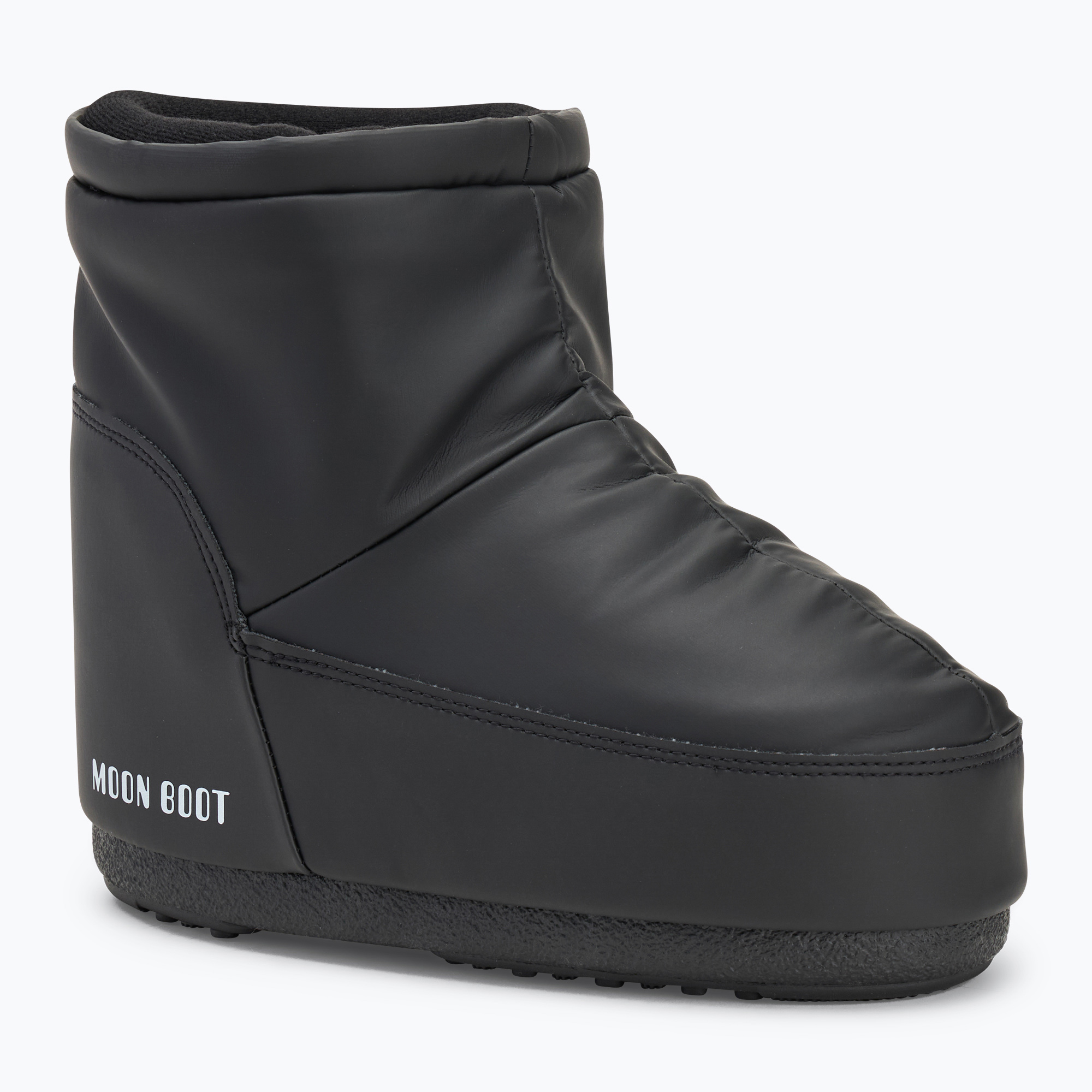 Women's snow boots Moon Boot Icon Low No Lace Rubber black (36-38 EU)