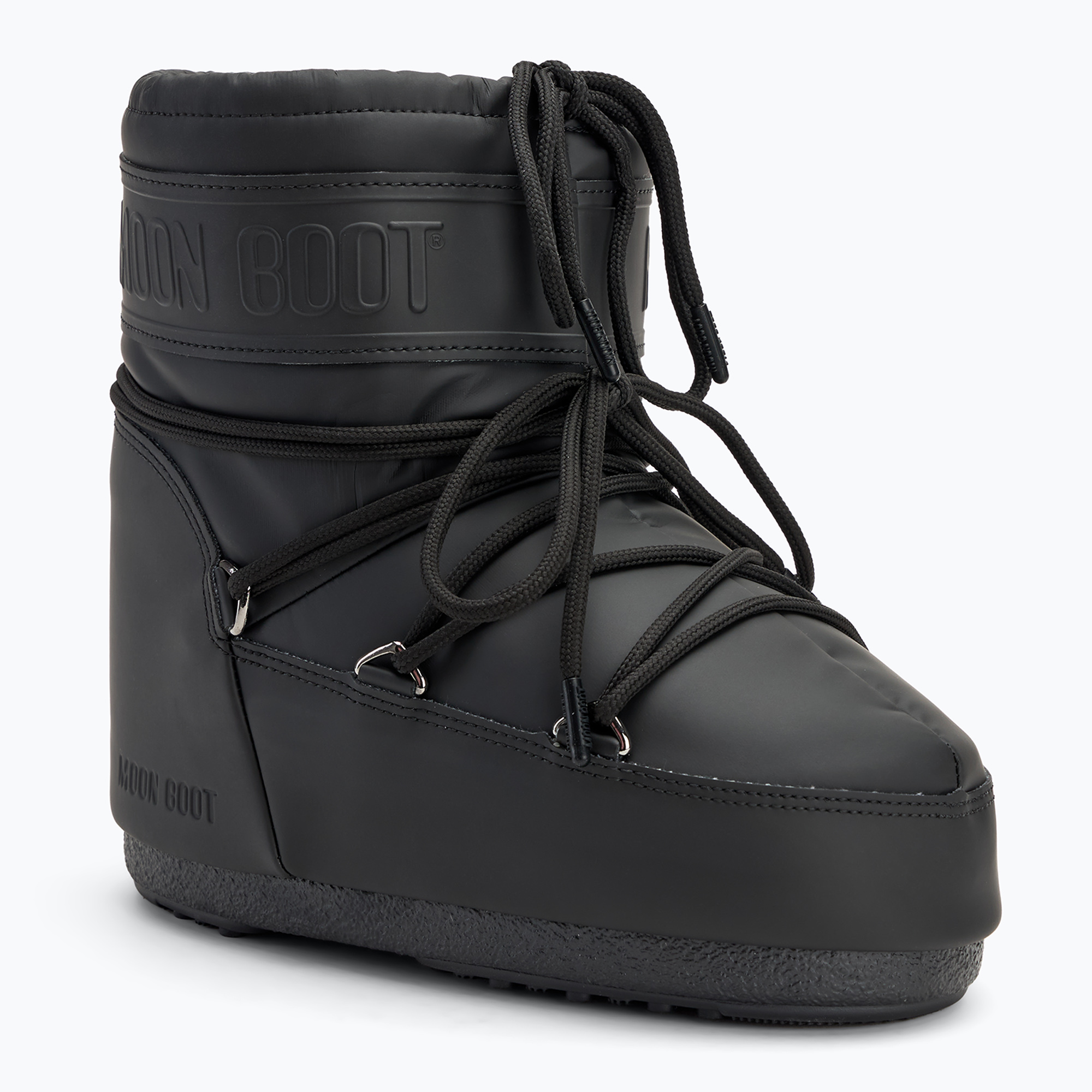 Women's snow boots Moon Boot Icon Low Rubber black (45-47 EU)