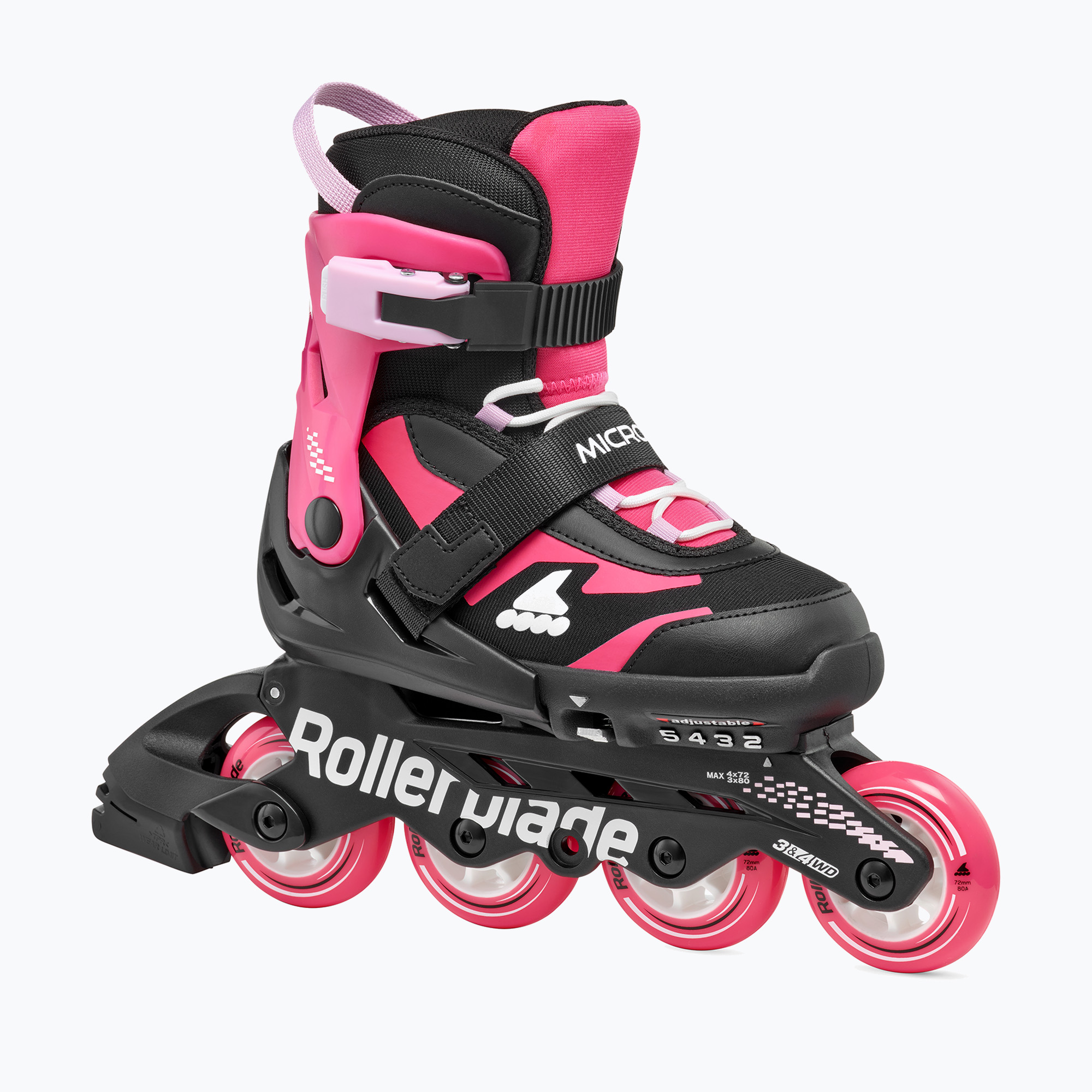 Children's rollerblades Rollerblade Microblade Jr black/pink (36.5-40.5 EU)