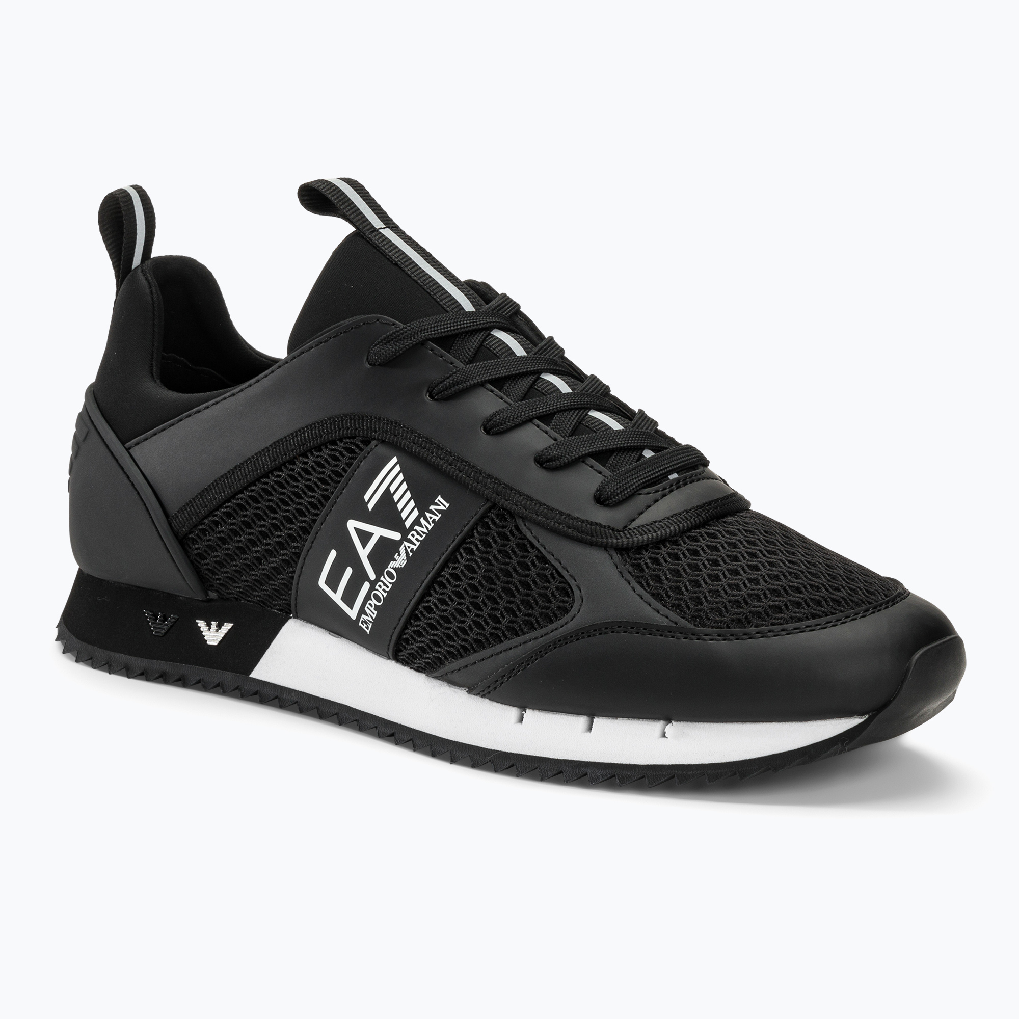 EA7 Emporio Armani Black & White Laces black/white shoes (38 EU)