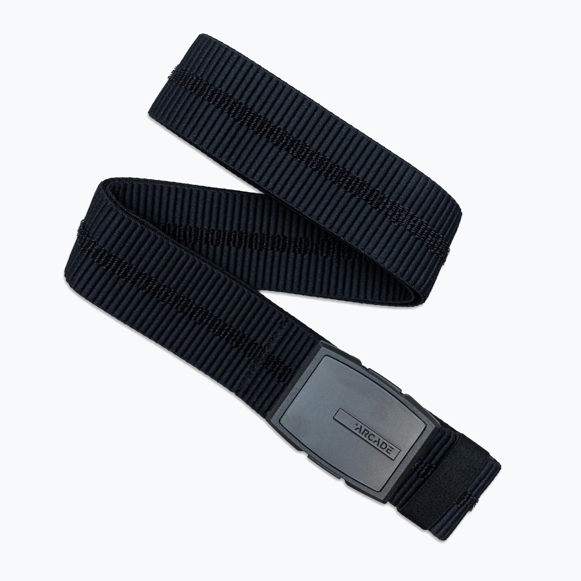 Arcade trouser belt Stamped black