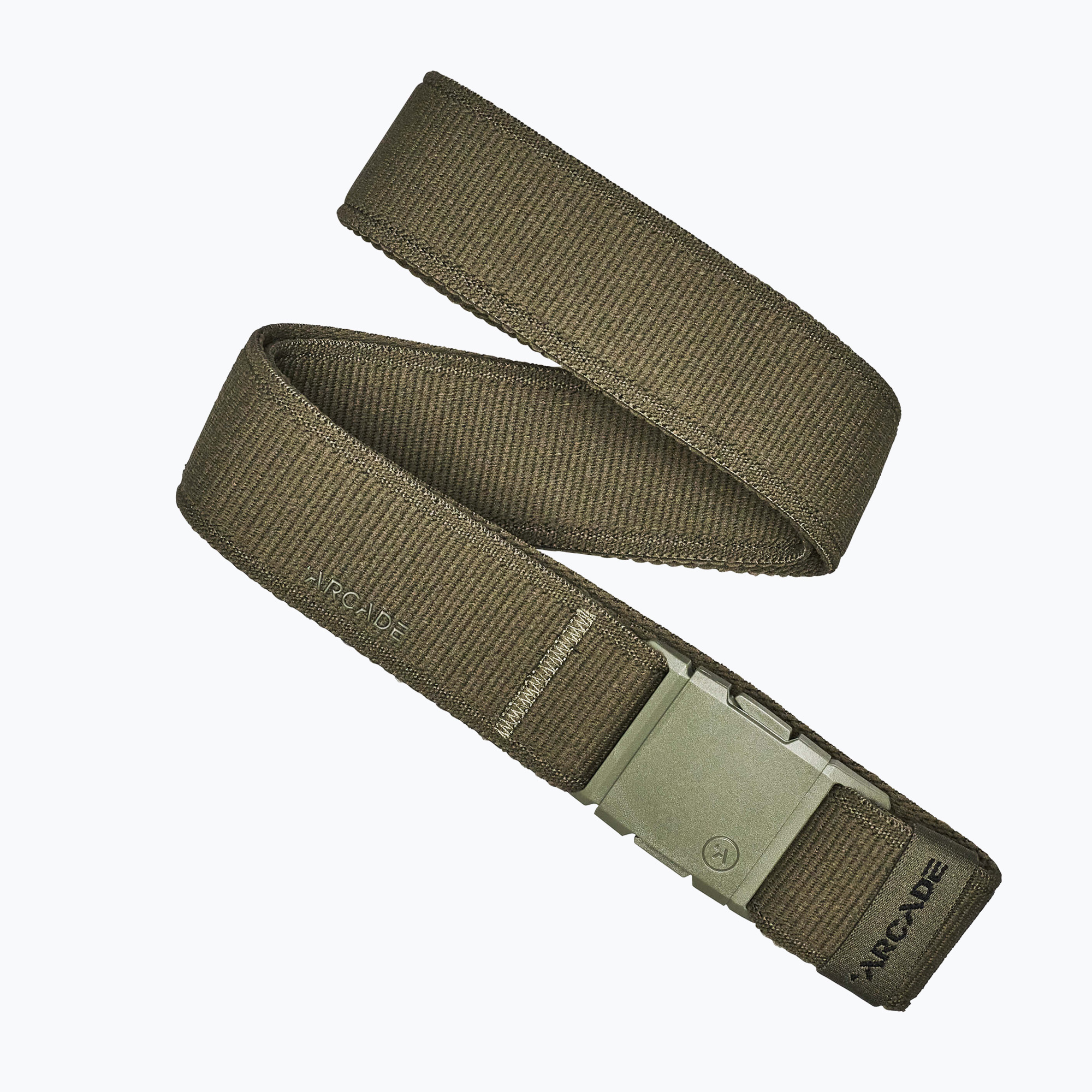 Arcade trouser belt Atlas ivy green