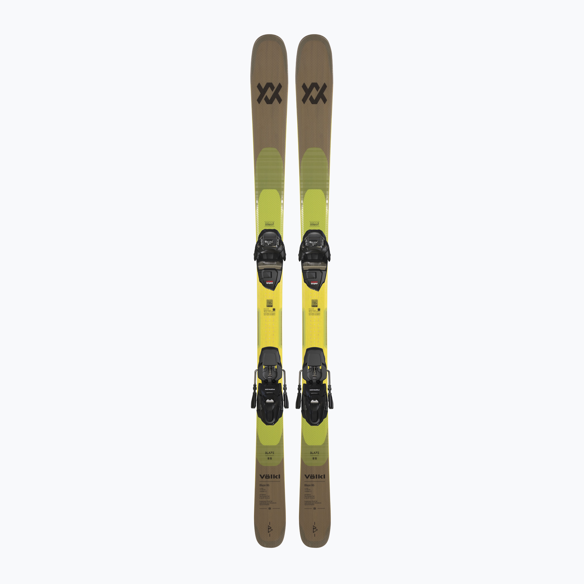 Völkl Blaze 86 Olive VMotion downhill ski + VMotion 10 GW 90 mm bindings (180 cm)