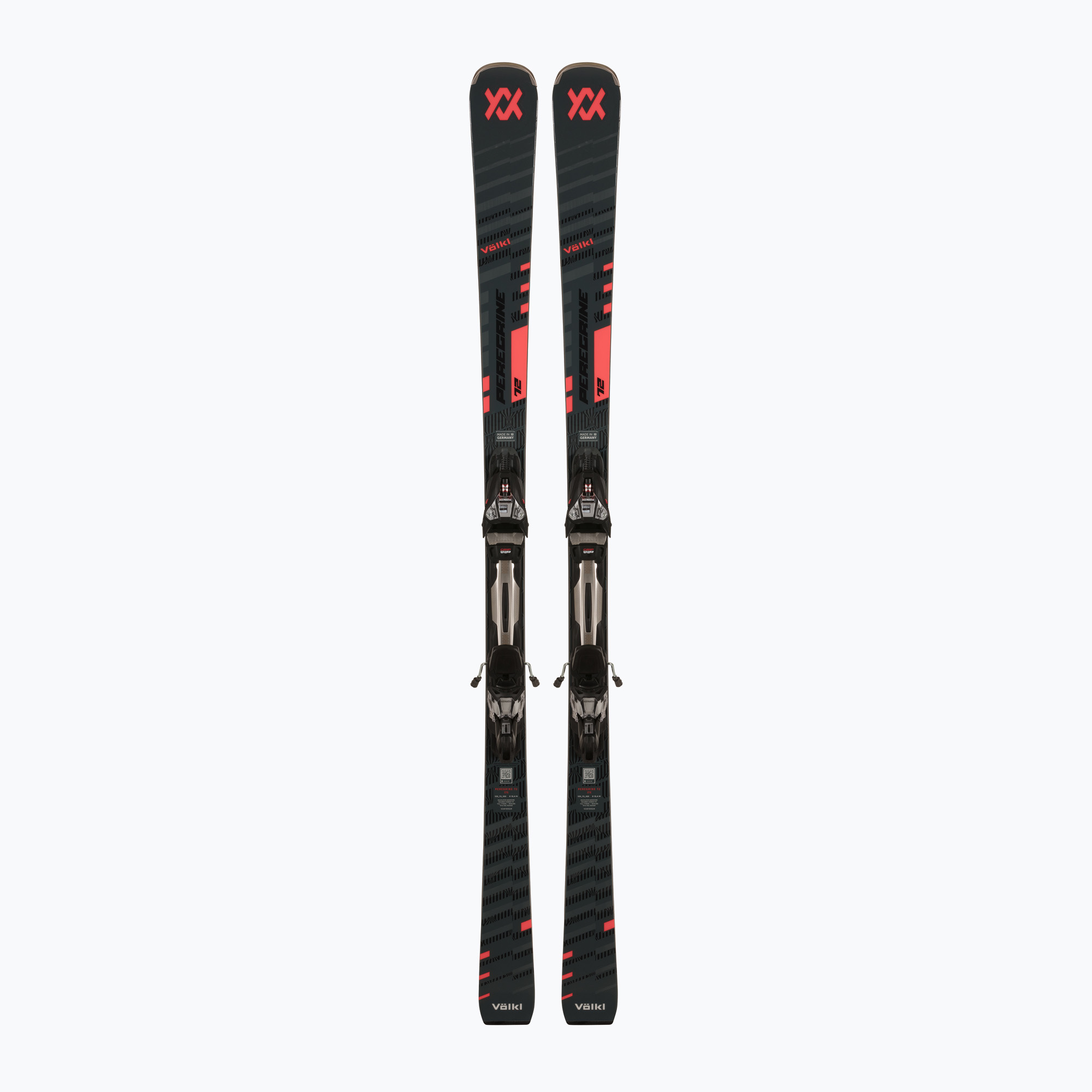 Völkl Peregrine 72 Grey/Red downhill ski + RMotion 3 12 GW binding (163 cm)
