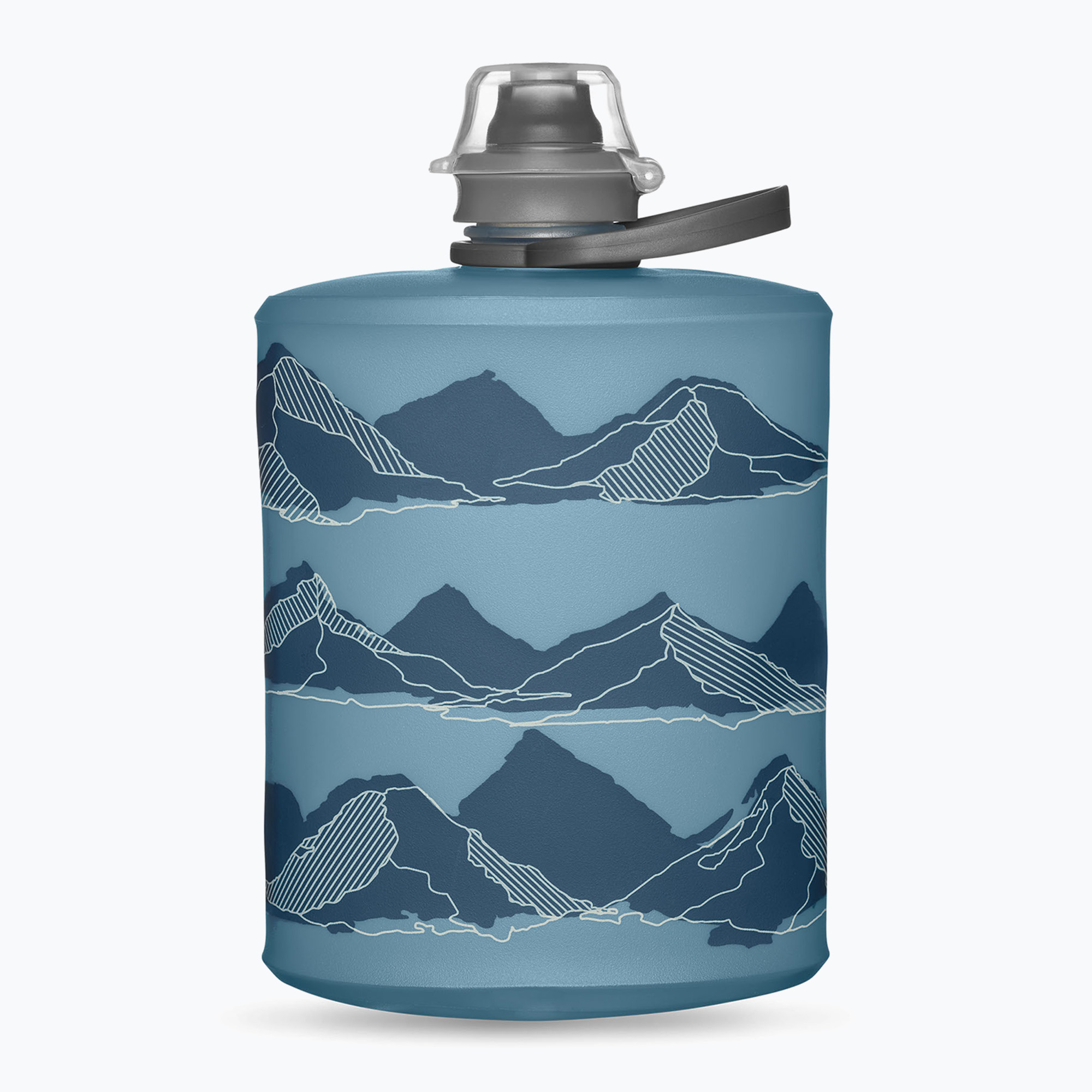 HydraPak Stow Mountain Edition travel bottle 500 ml tahoe blue (500 ml)