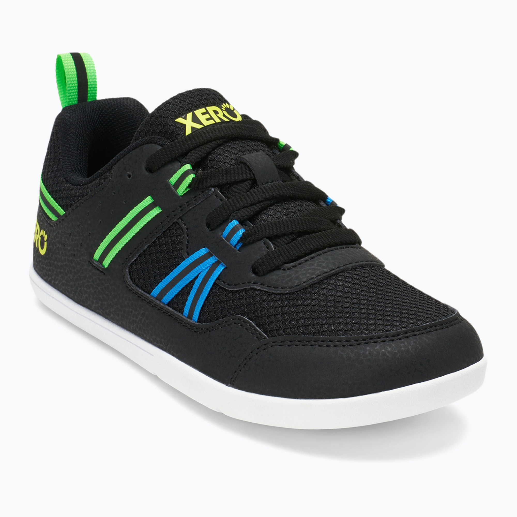 Xero Shoes barefoot children's shoes Prio black/ lime