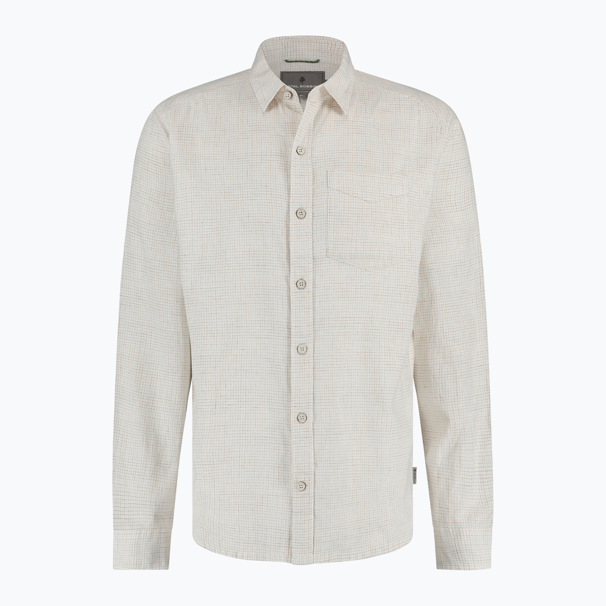 Royal Robbins men's Hempline Spaced blended undyed shirt (S)