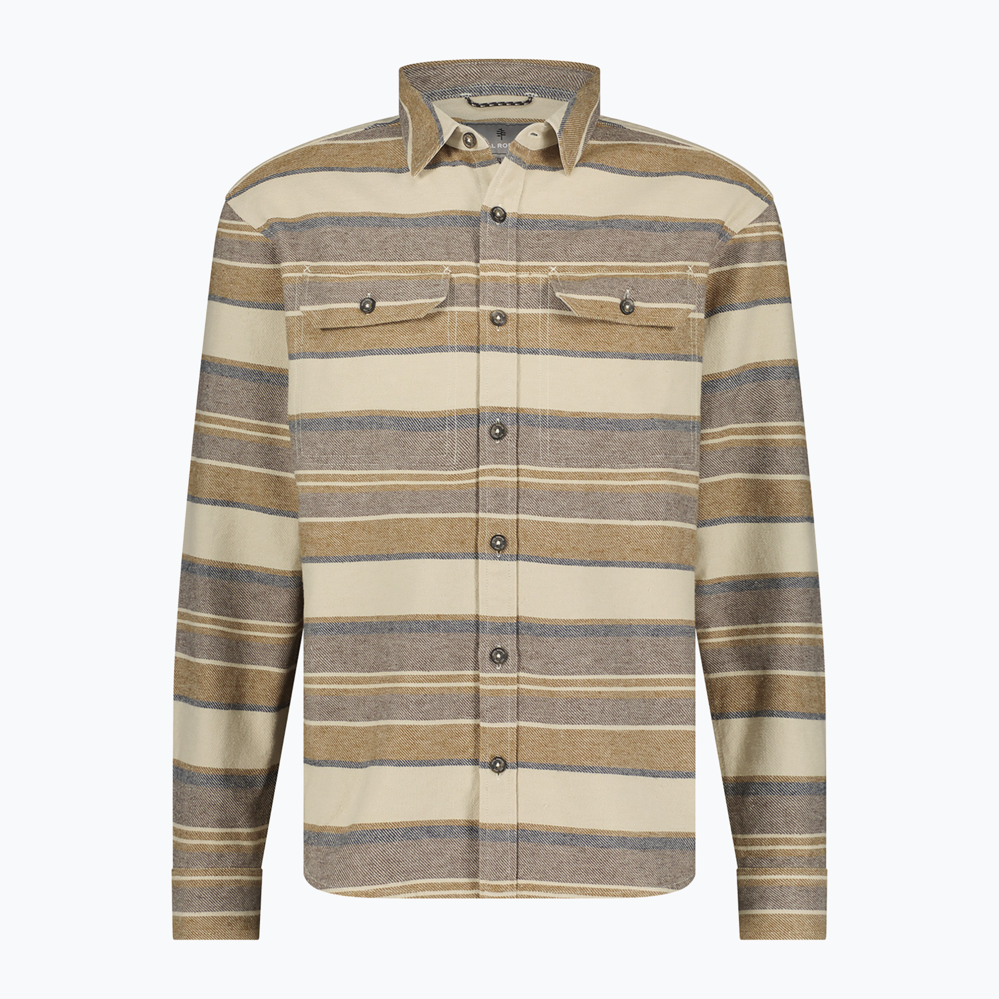 Royal Robbins Clouds Rest men's shirt Hemp bistre pacific crest stripe (XXL)