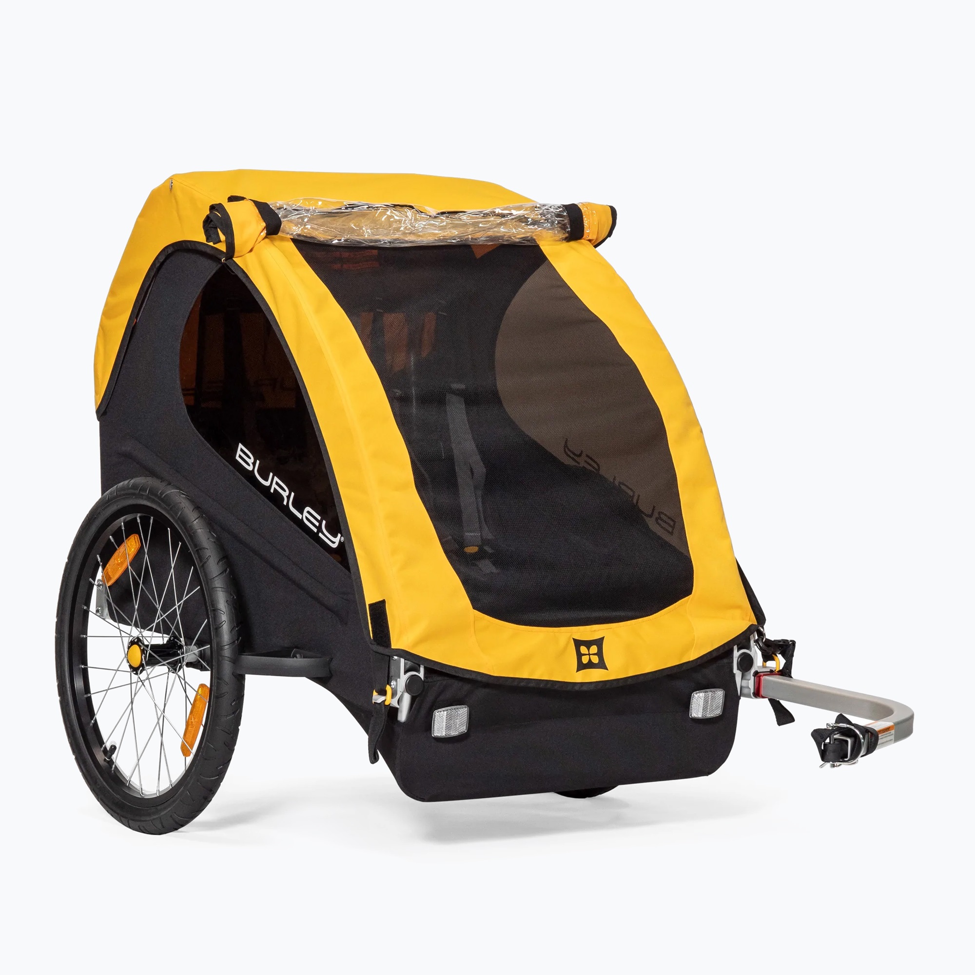 Burley Bee Double bicycle trailer black and yellow 946212