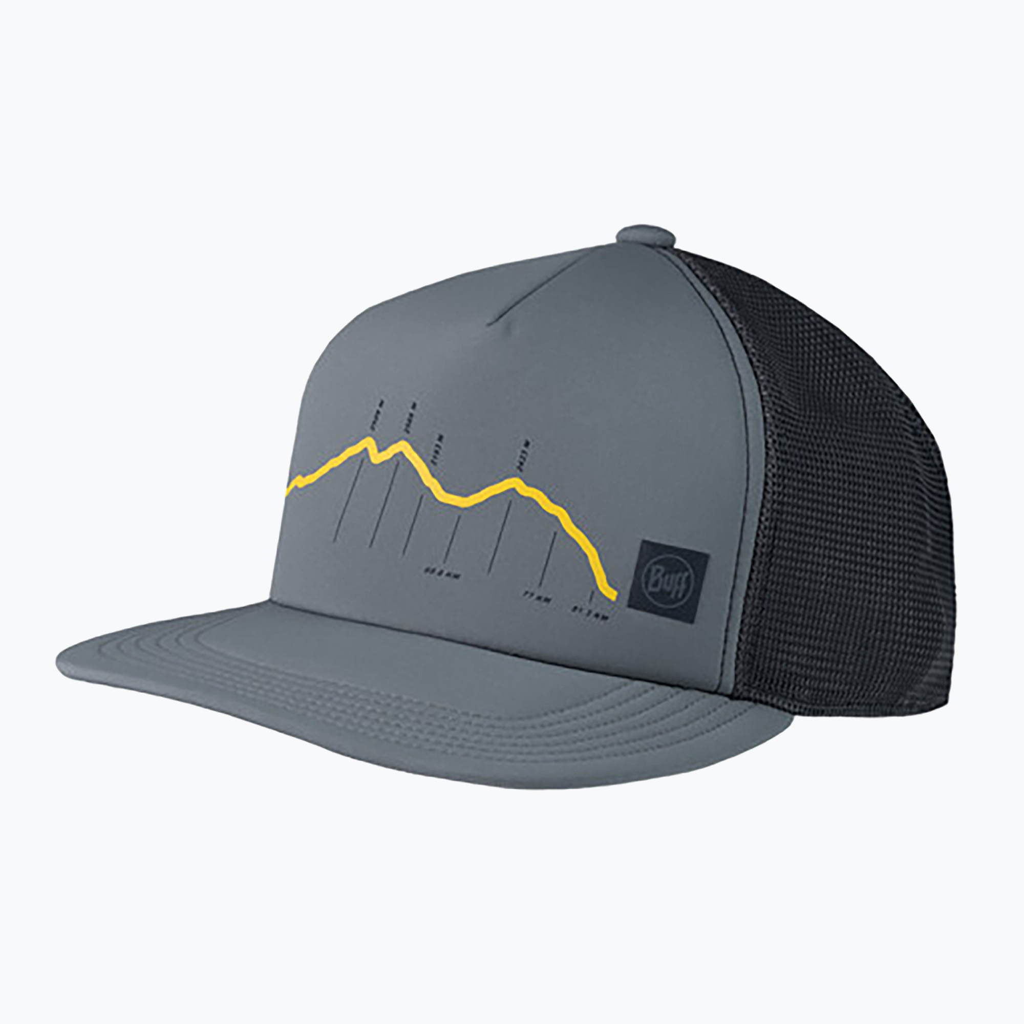 Baseball cap BUFF Explore Trucker Cram ash (L-XL)