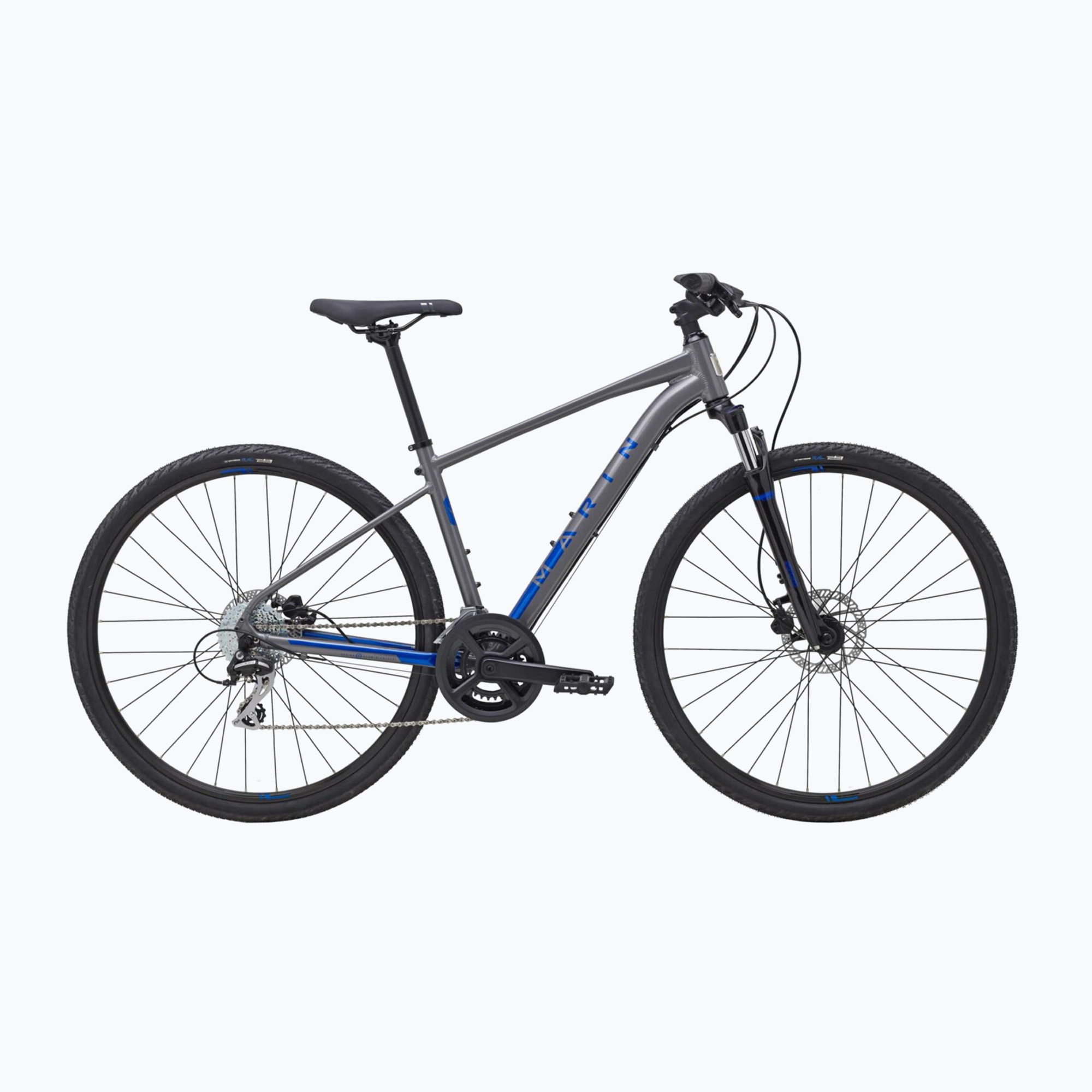 Marin San Rafael DS2 700C gloss grey/blue cross bicycle (XL)
