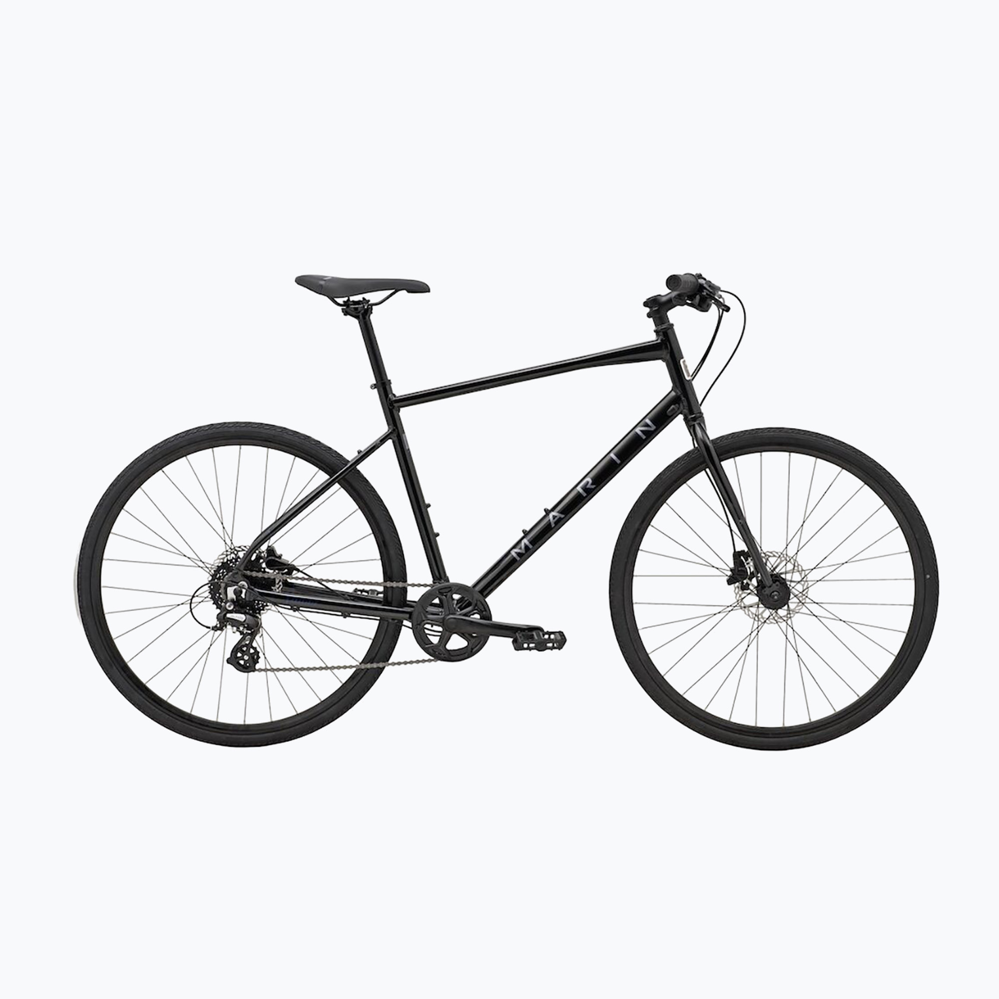 Marin Presidio 1 700C gloss metallic black/charcoal/blue city bike (S)