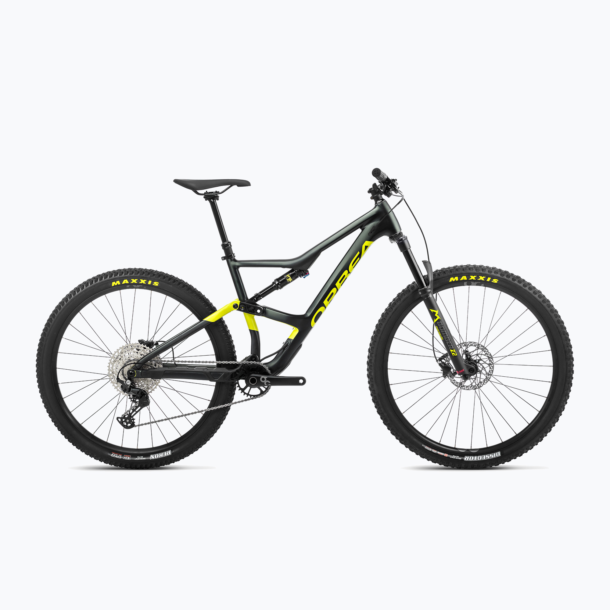 Orbea Occam H30 2023 metallic dark green/lime green mountain bike (L)