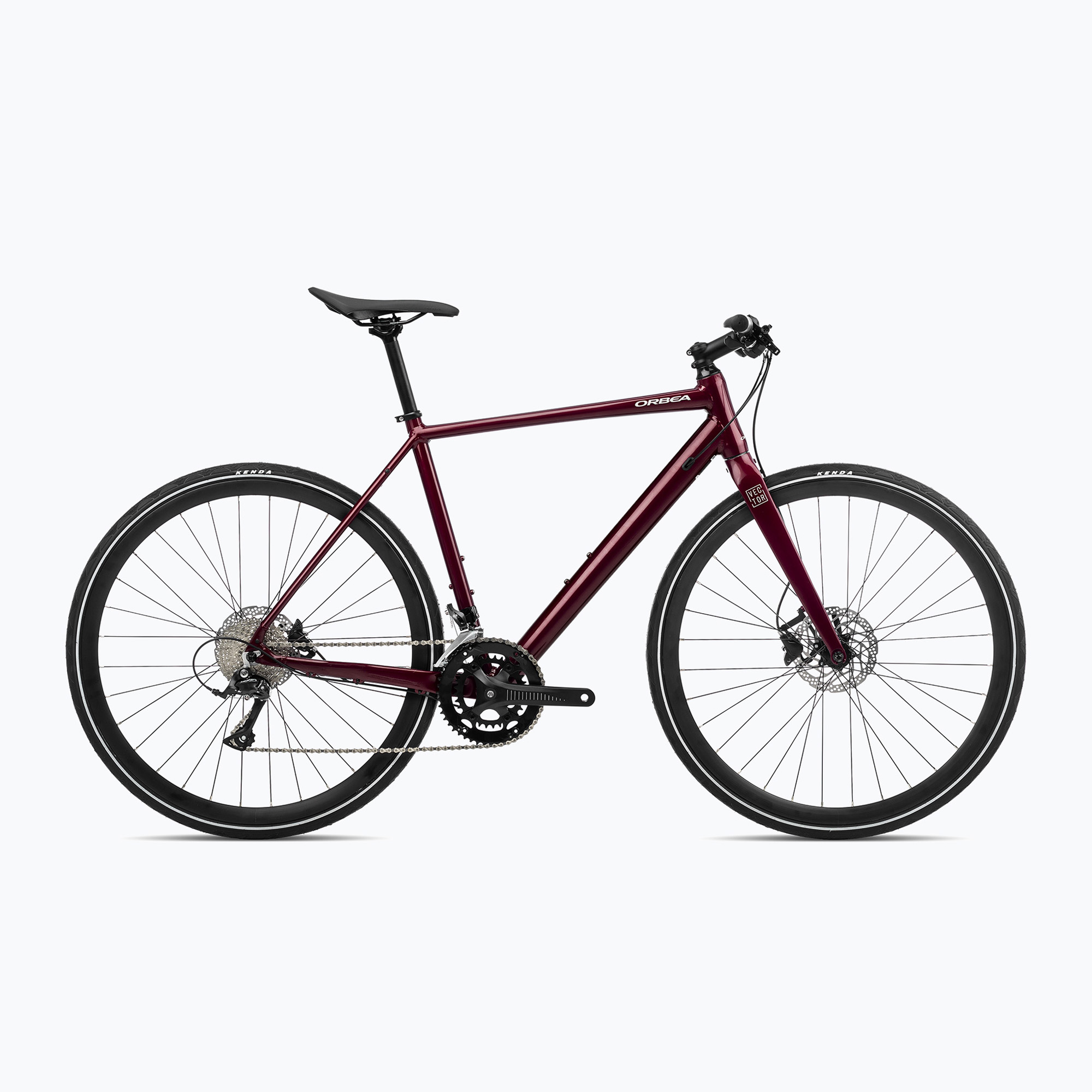Orbea Vector 20 2023 metallic dark red city bike (S)