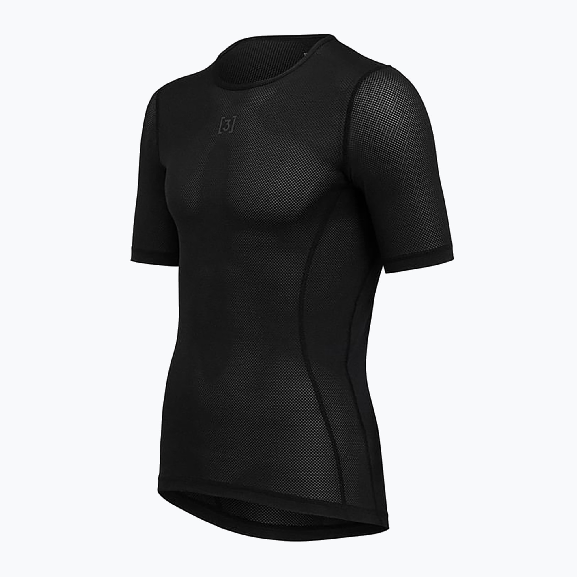 HIRU Base Layer cycling jersey full black (XL)