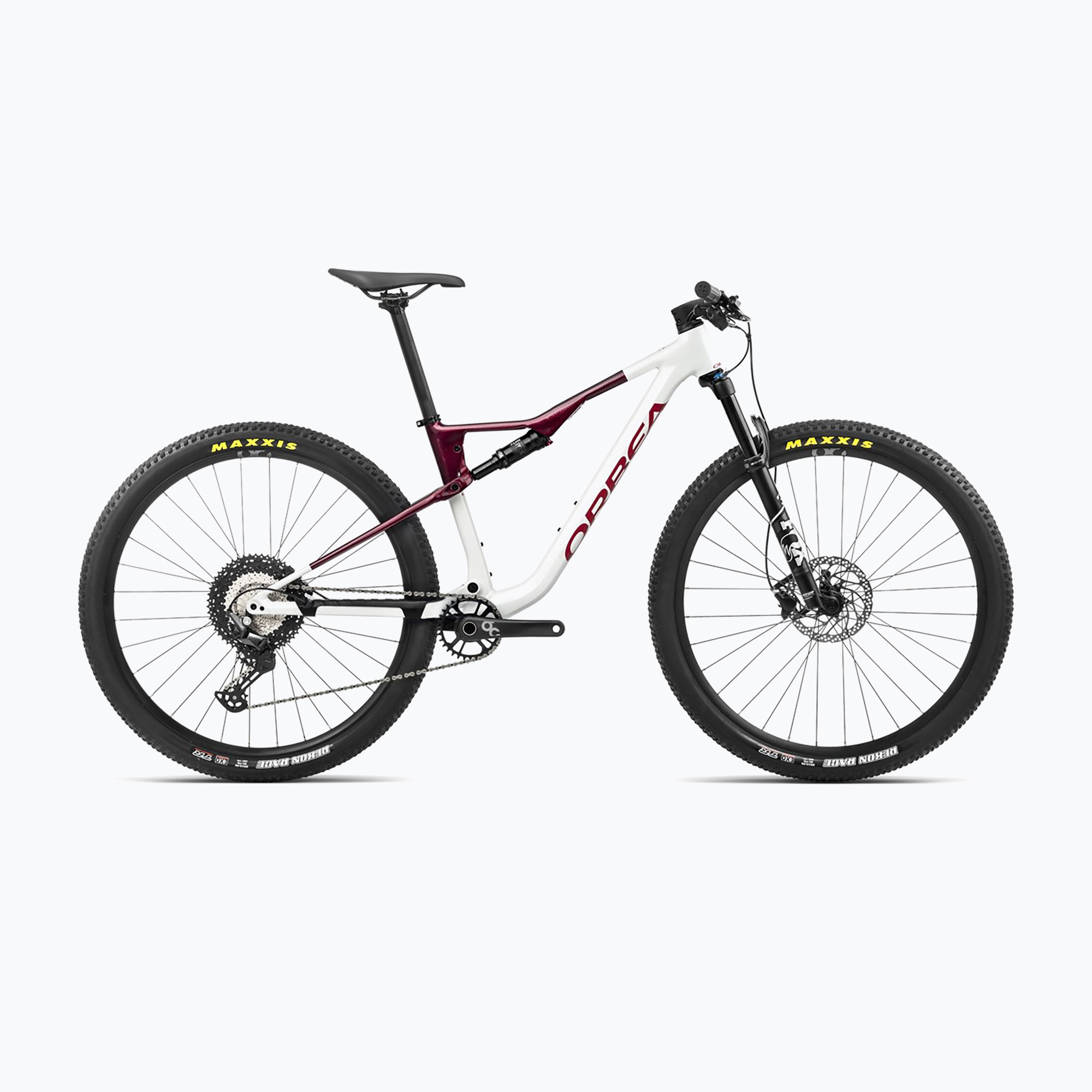 Orbea Oiz H30 2024 white chic/shadow coral mountain bicycle (S)